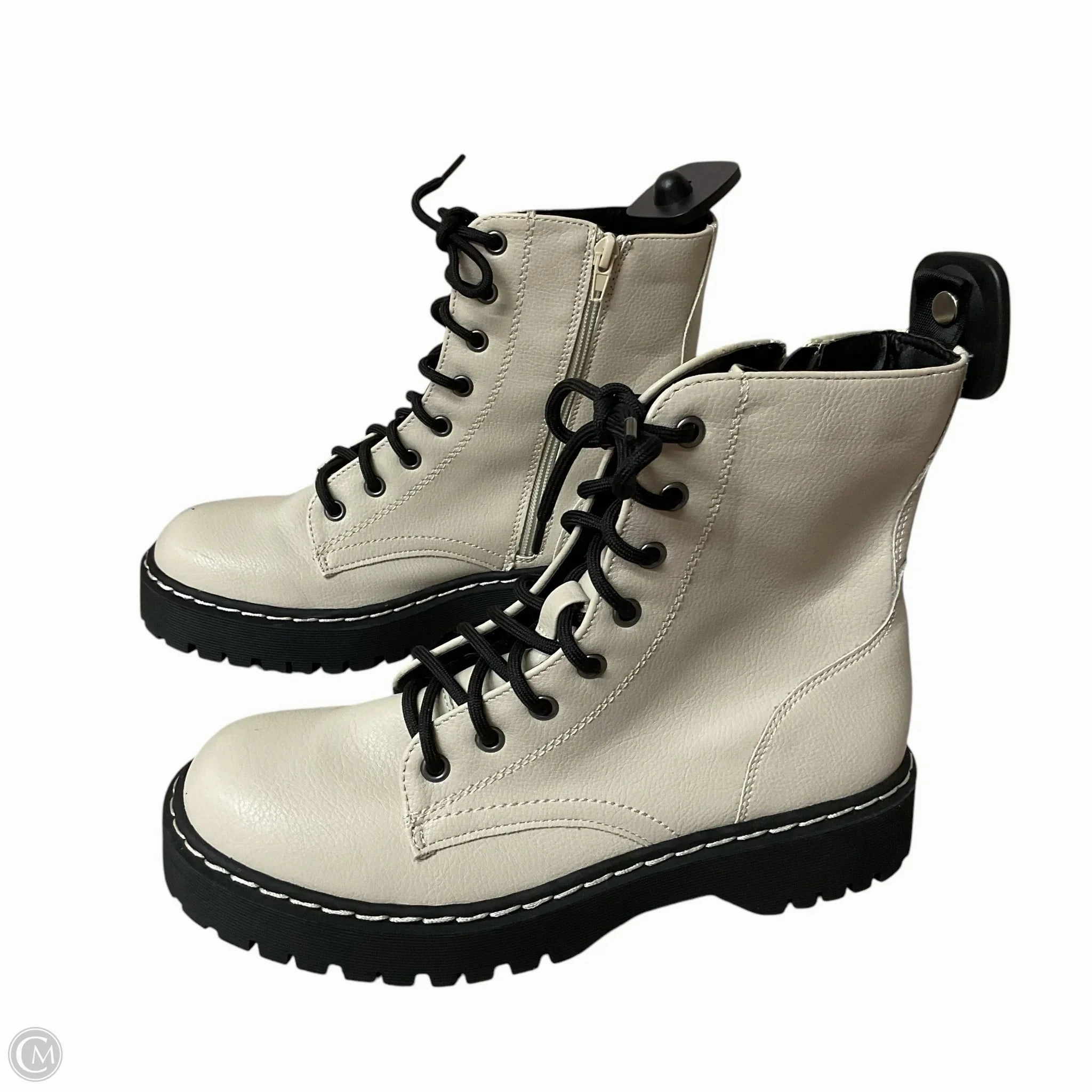 Boots Ankle Flats By Cmc In Cream, Size: 8.5 Modern Cut Thermal Core Cold Weather Commuter