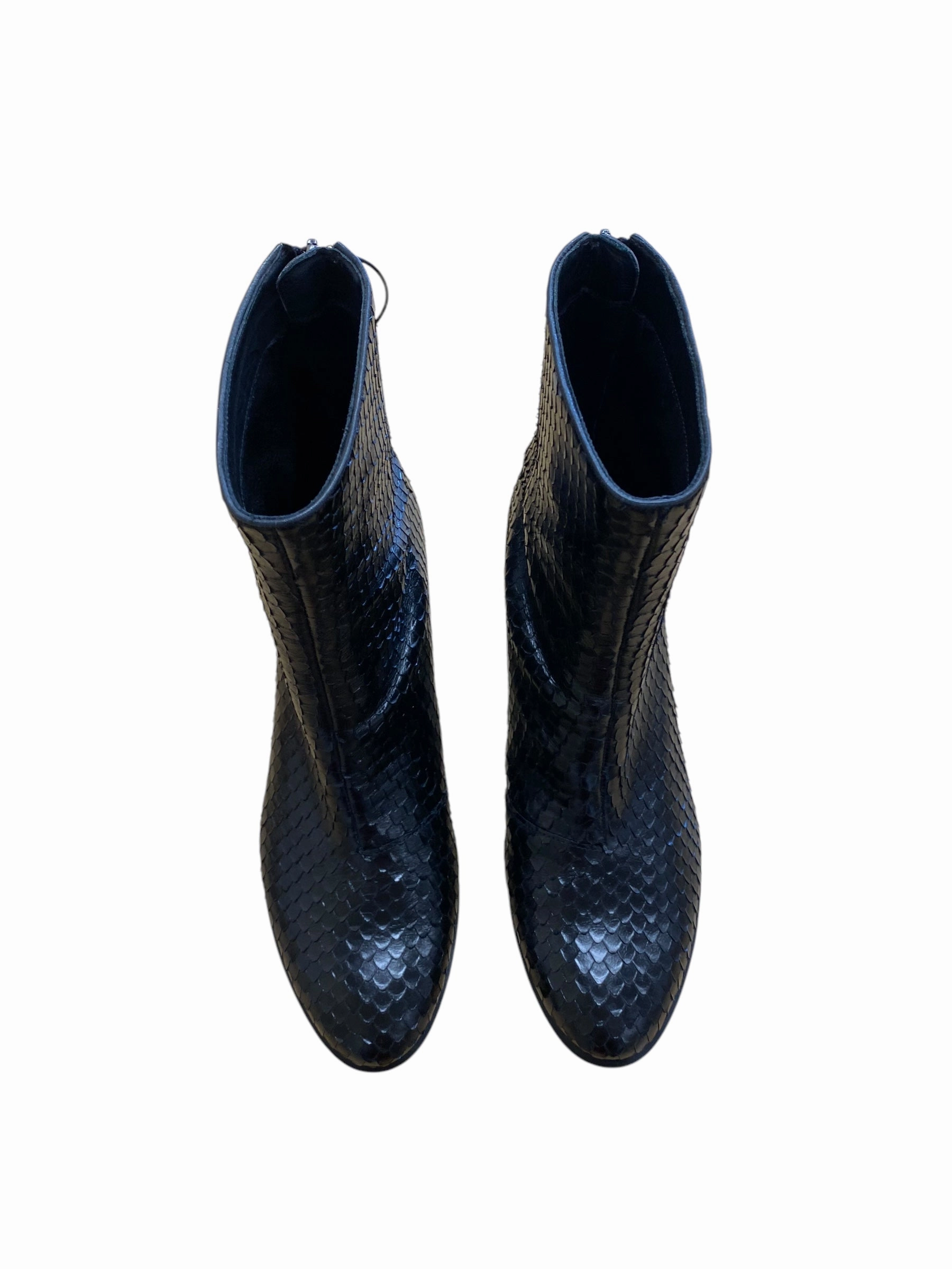 Boots Ankle Heels By Ecco In Black, Size: 10 Flexible Frame All Day Worker