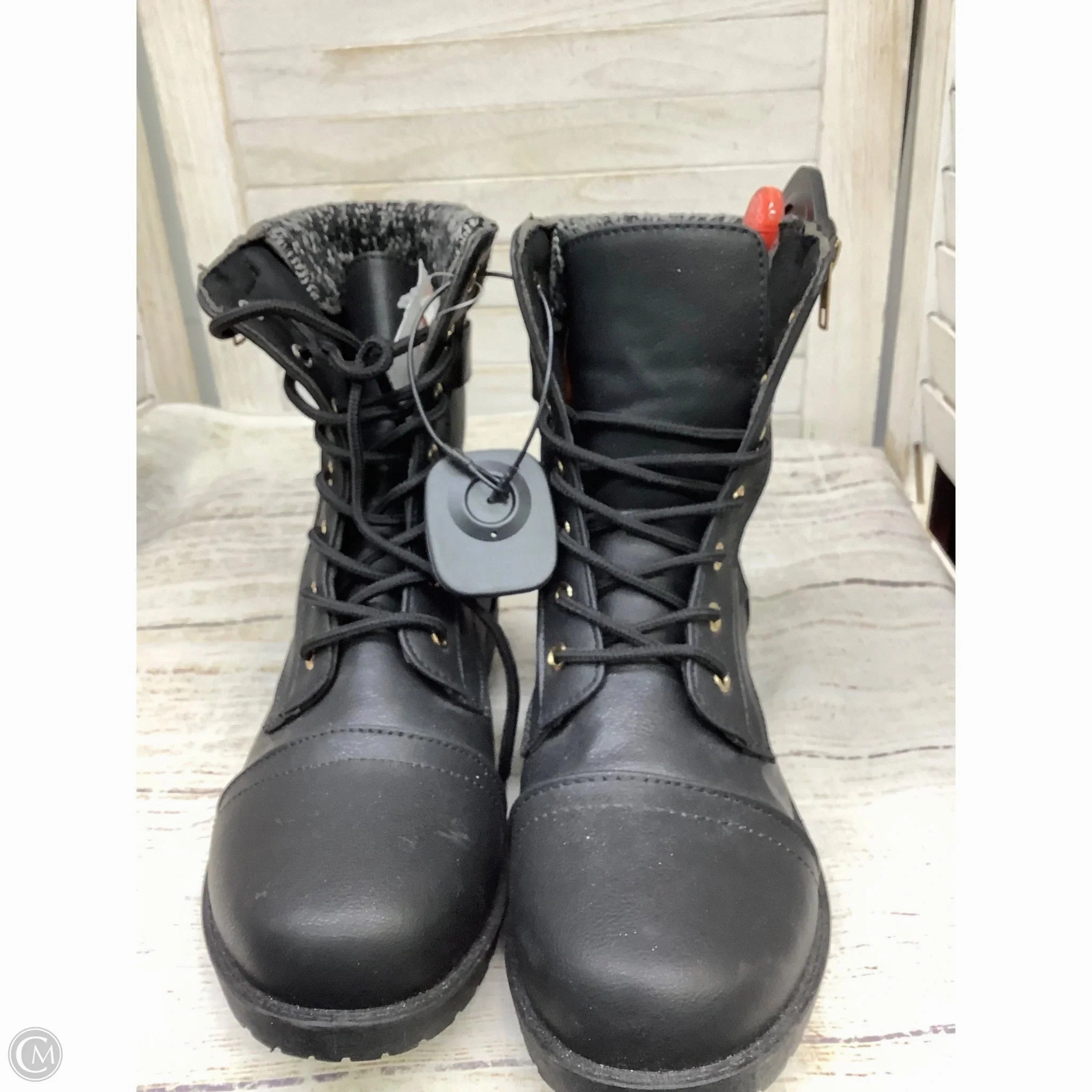Boots Ankle Flats By Clothes Mentor In Black, Size: 9 Seamless Comfort Urban Traveler Daily Commuter
