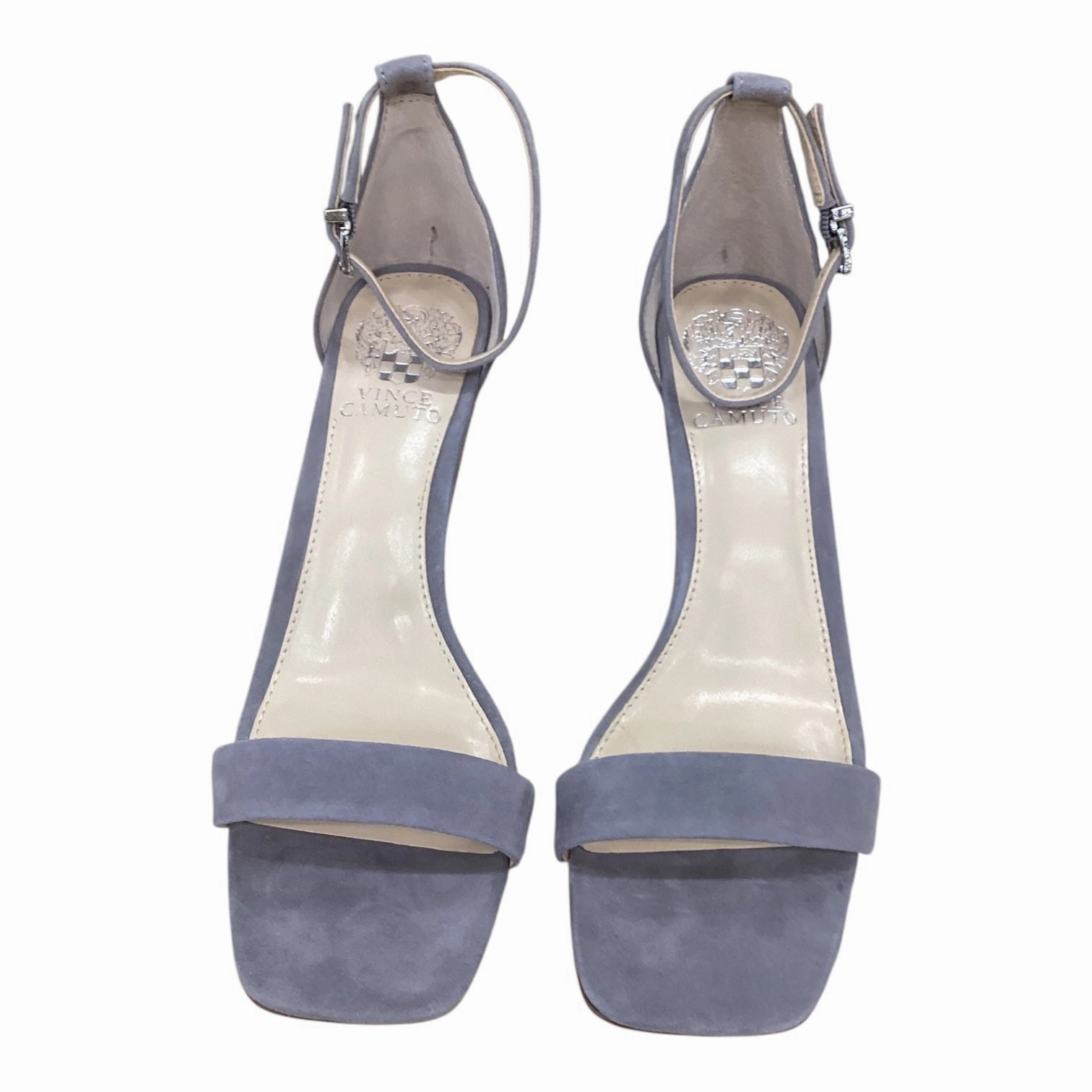 Sophisticated Edge Shoes Heels Stiletto By Vince Camuto In Grey, Size: 8.5