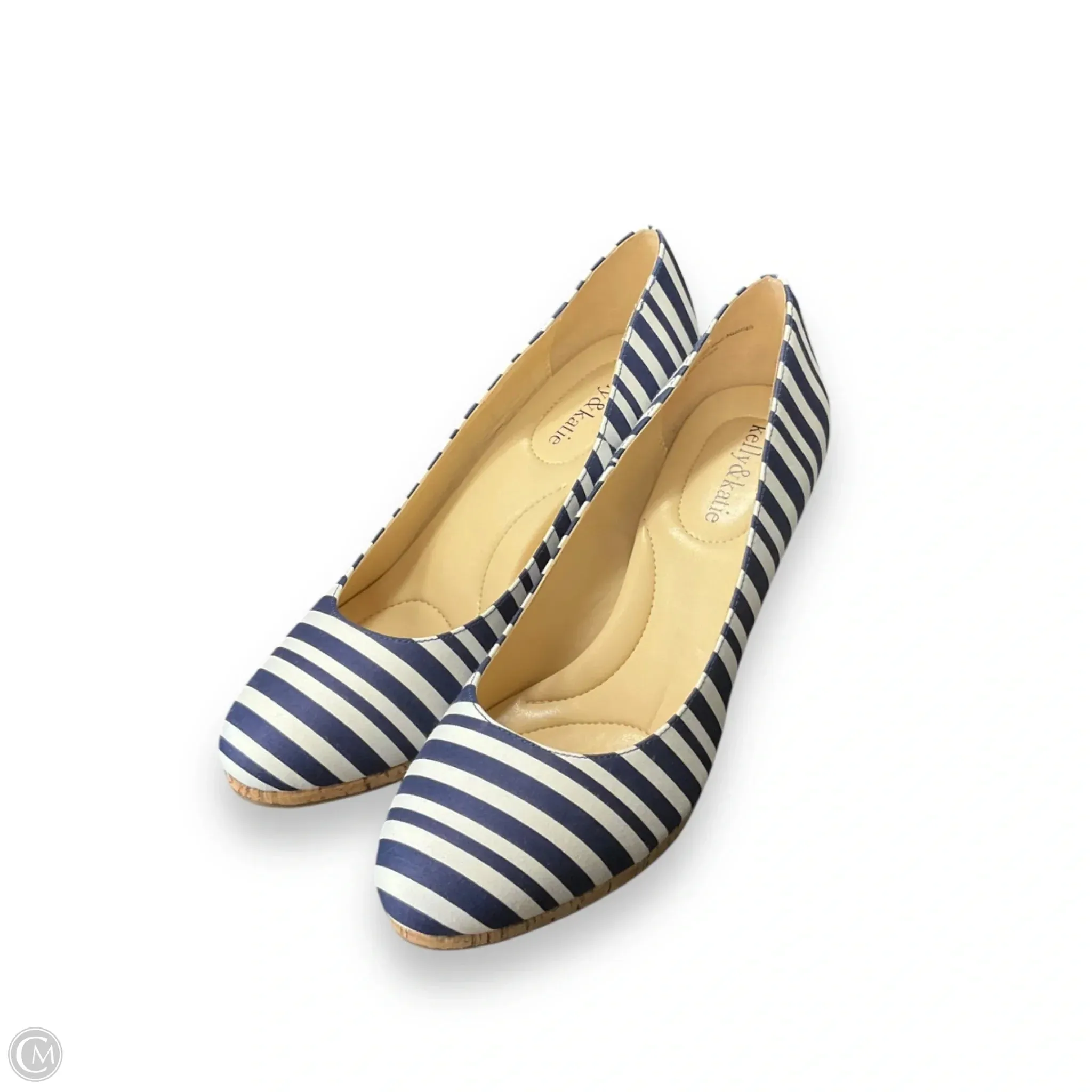 High Heel Shoes Heels Stiletto By Kelly And Katie In Striped Pattern, Size: 9