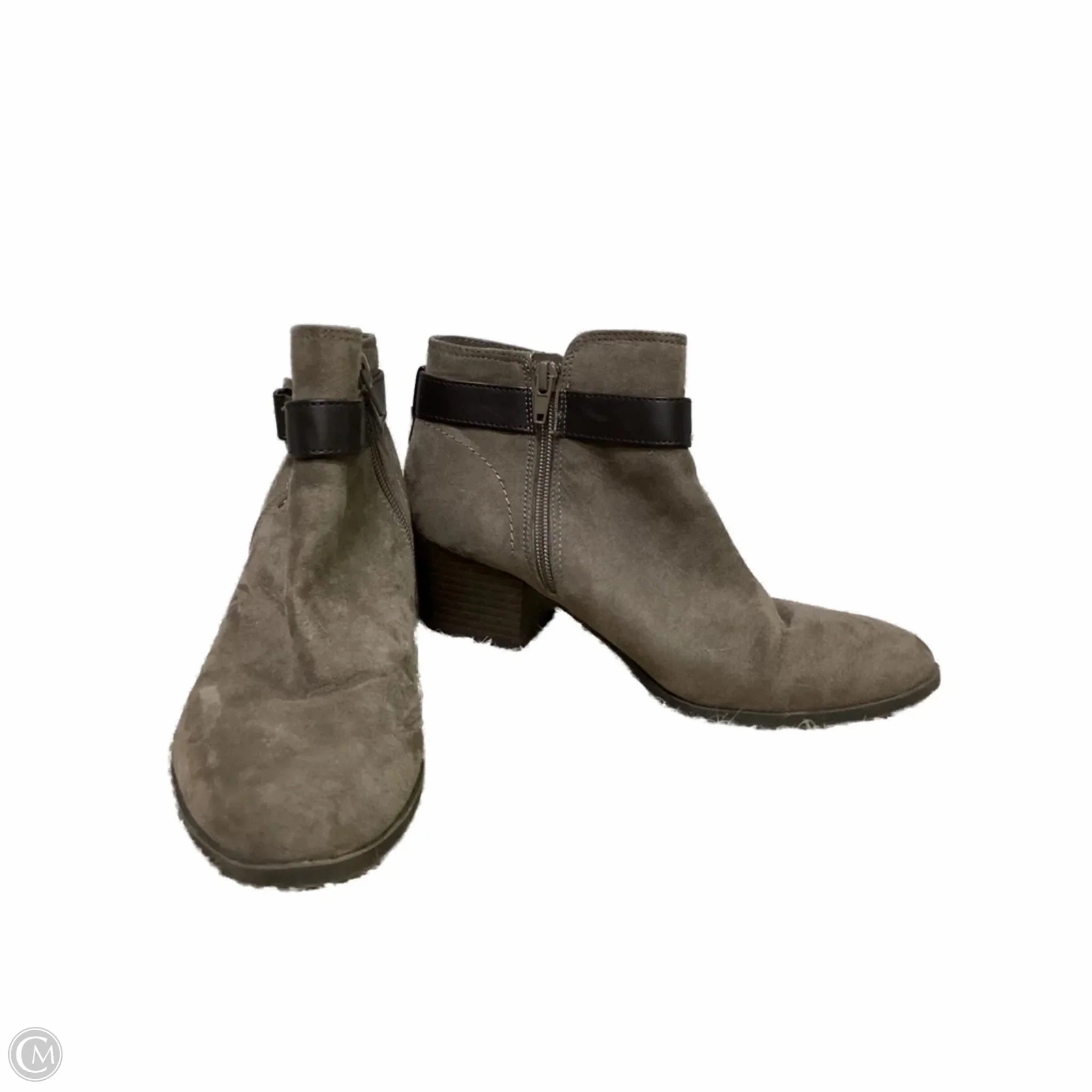 Reinforced Form Trail Exploration Heat-resistant Boots Ankle Heels By Unisa In Brown, Size: 7.5