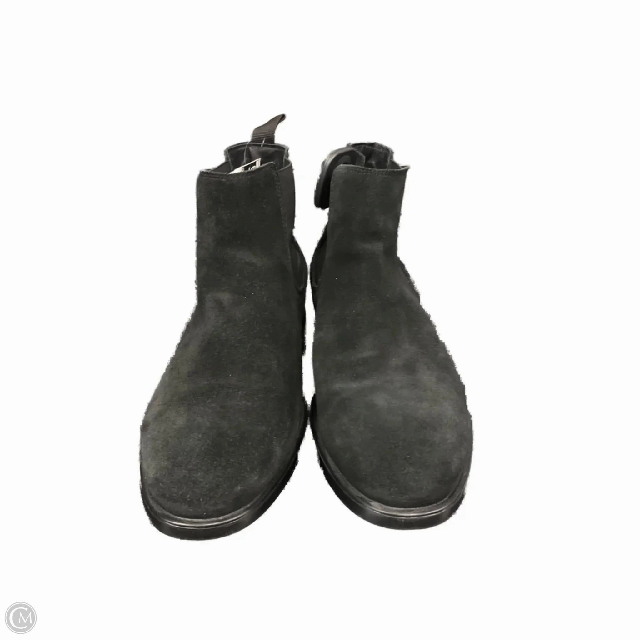 Comfort Laces Utility Style Boots Ankle Flats By H&m In Black, Size: 12