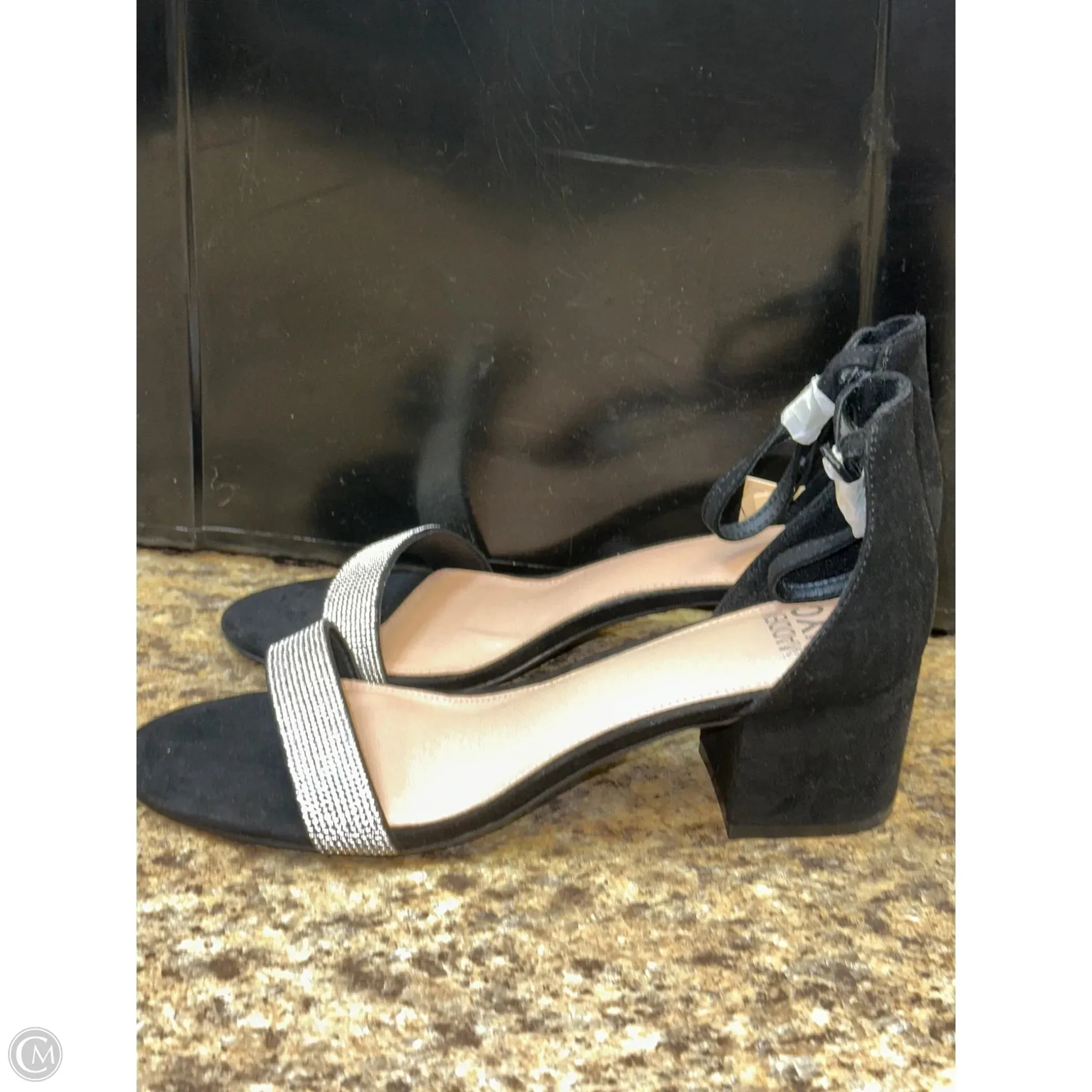 Christmas Party Heels Slip Resistant Shoes Heels Block By Madden Nyc In Black, Size: 11