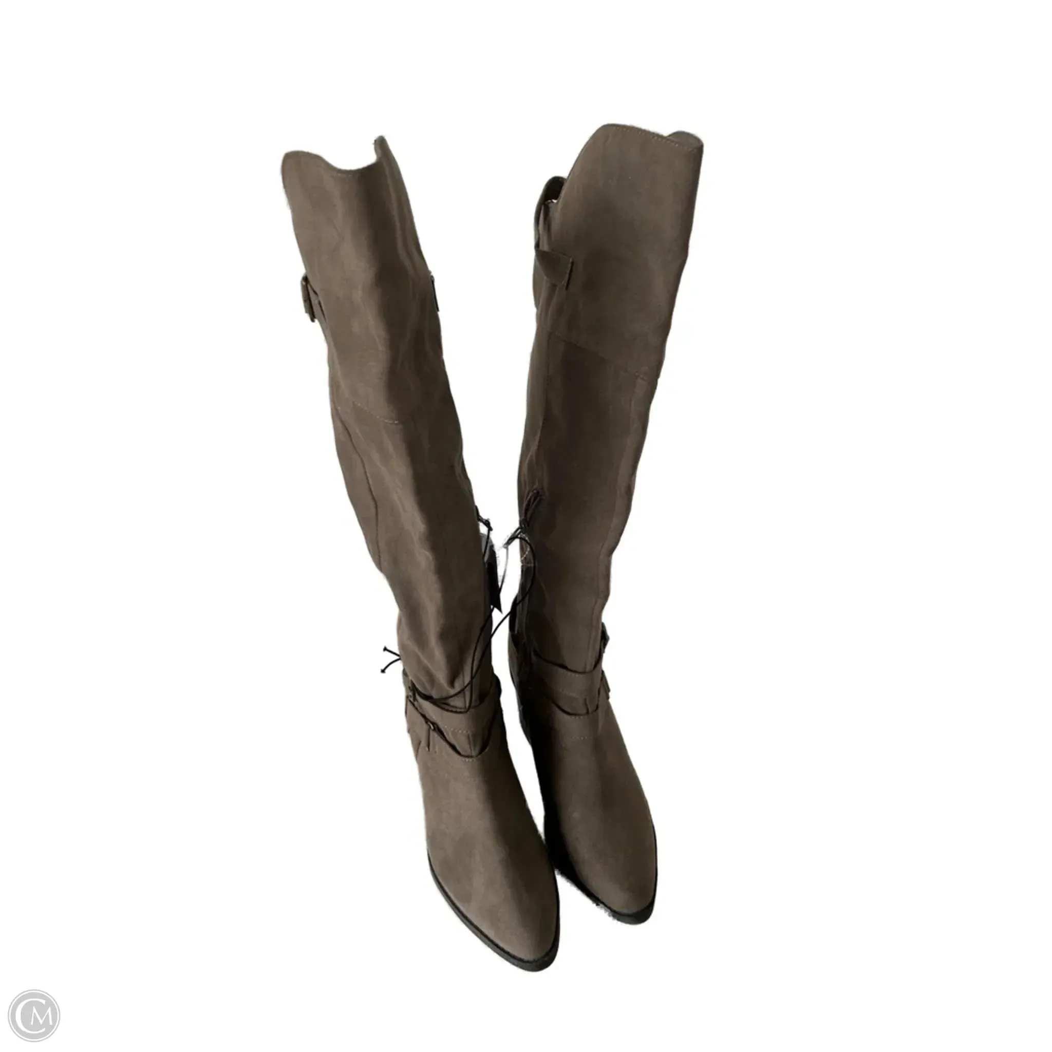 Boots Knee Heels By Maurices In Brown, Size: 7.5 Day Wear