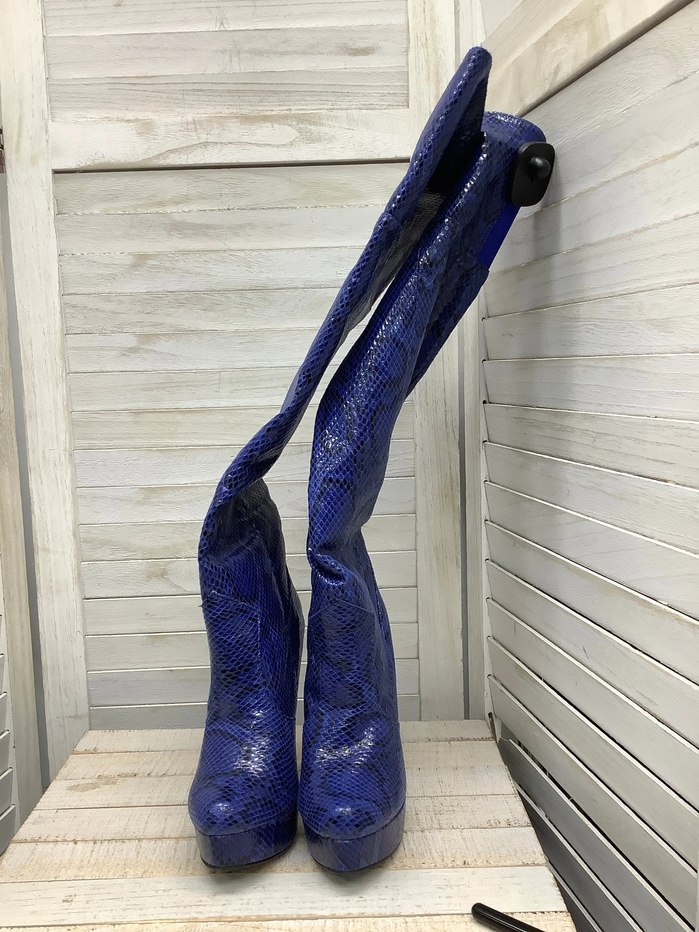 Boots Knee Heels By Clothes Mentor  Size: 6.5 Power Look Edge Walking