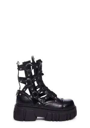 Endless Desire Combat Boots