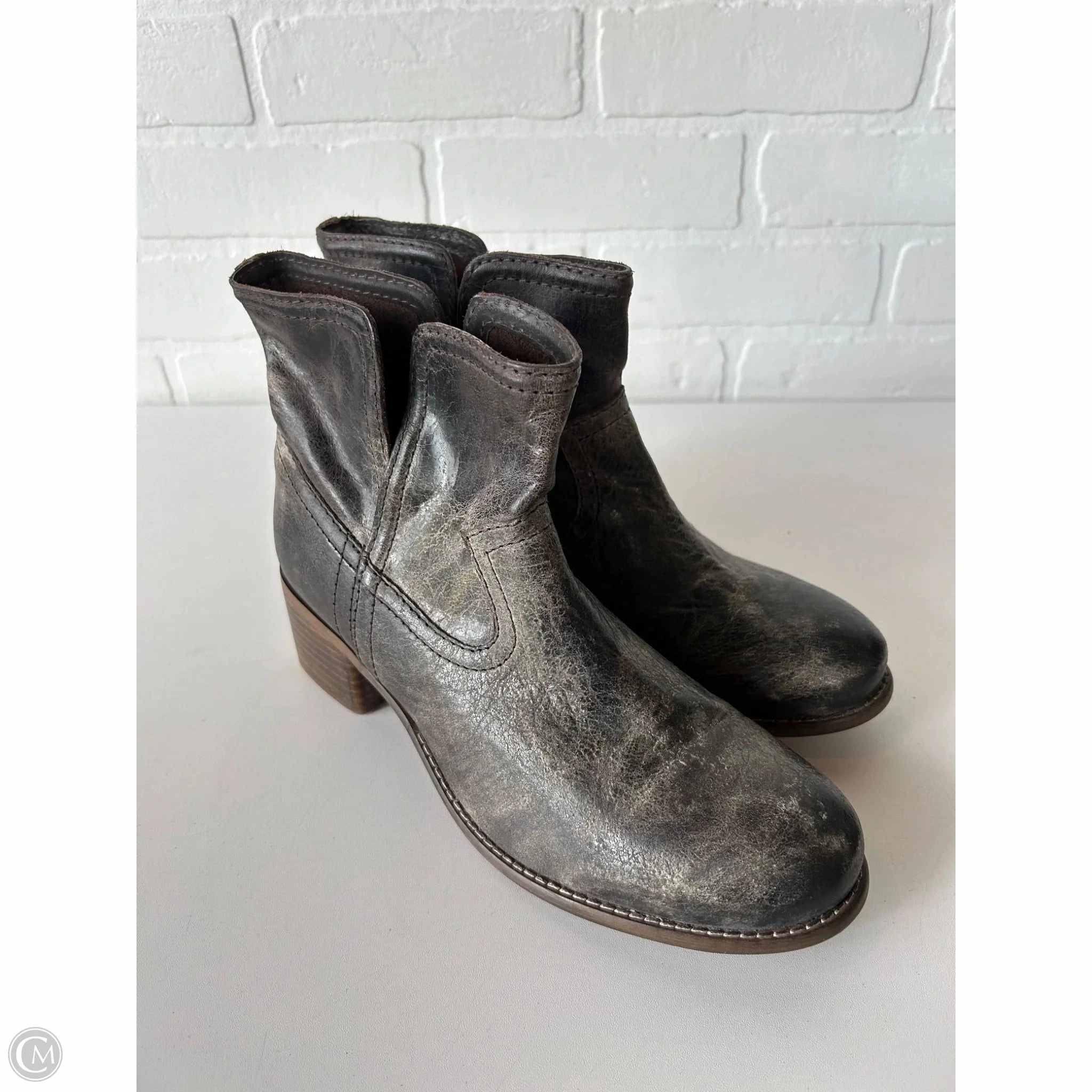 Boots Ankle Heels By Diba In Brown, Size: 8 Thermal Core Hiking Trails