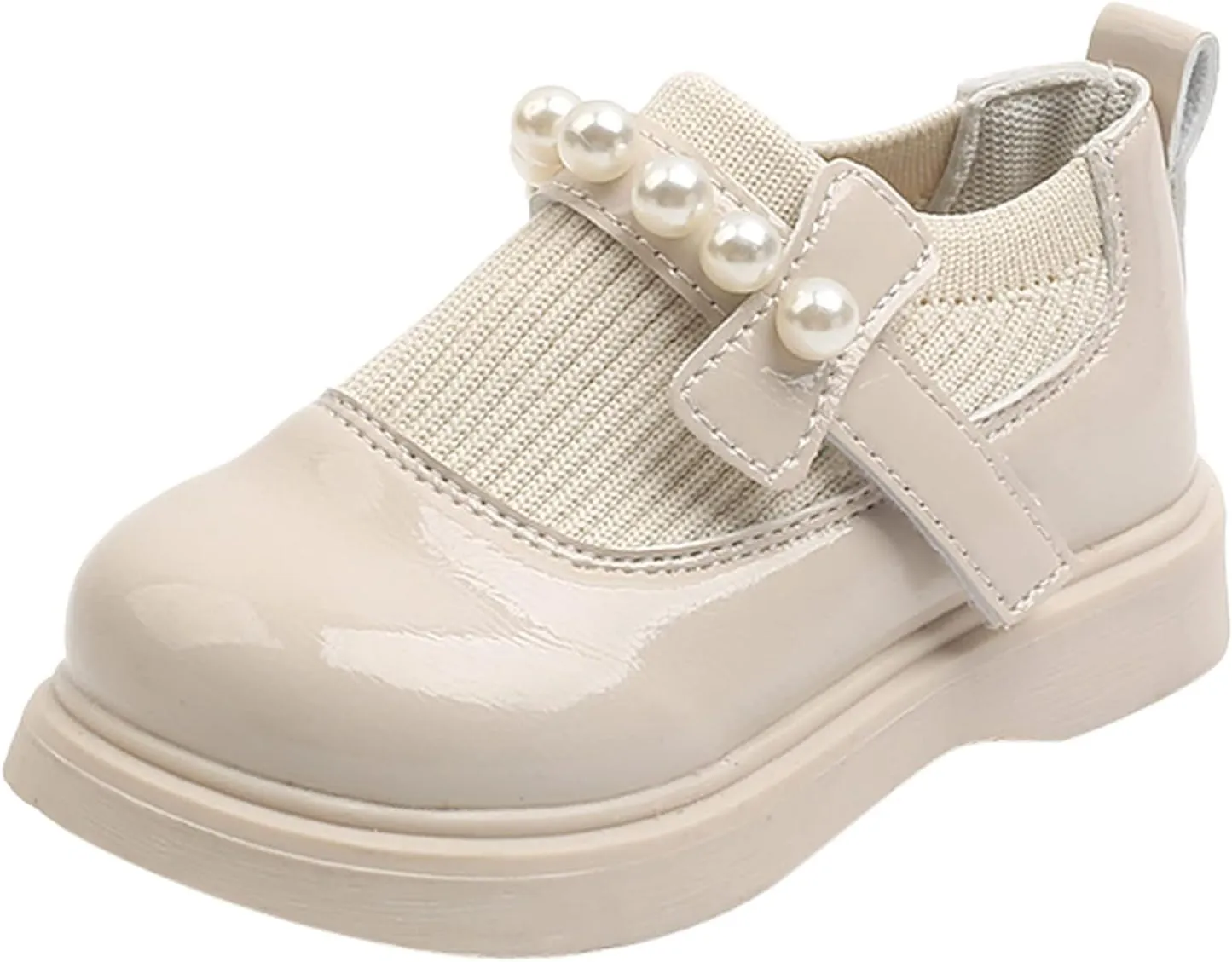 EnJoCho Kids Sandals Girls Toddler Little Kid Big Kid Dress Flat Ballerina Shoe Leather Shoes Comfort Dress Shoes
