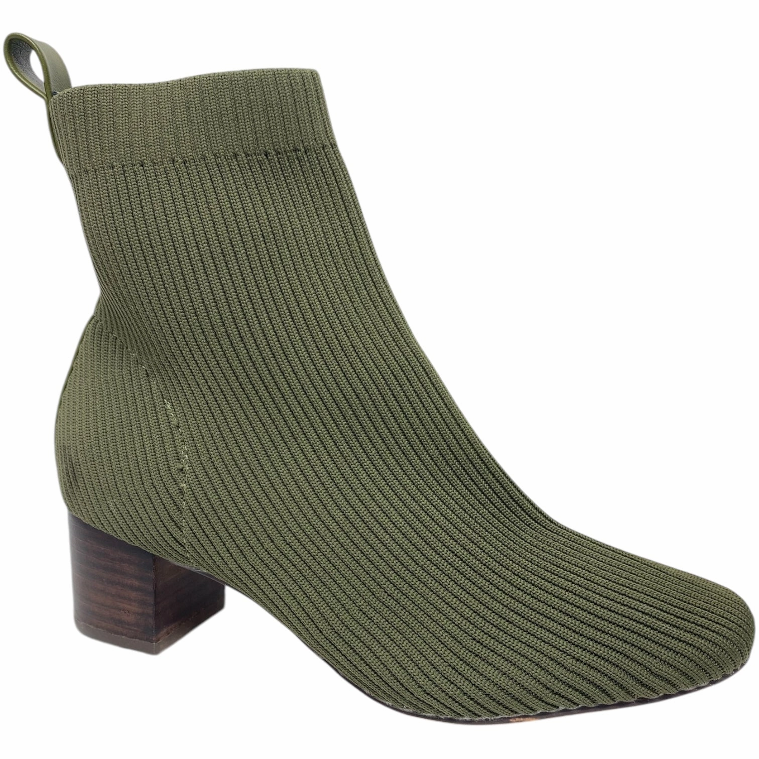 Boots Ankle Heels By Joie In Green, Size: 7 Lightweight Material Comfort Lining Urban Commute