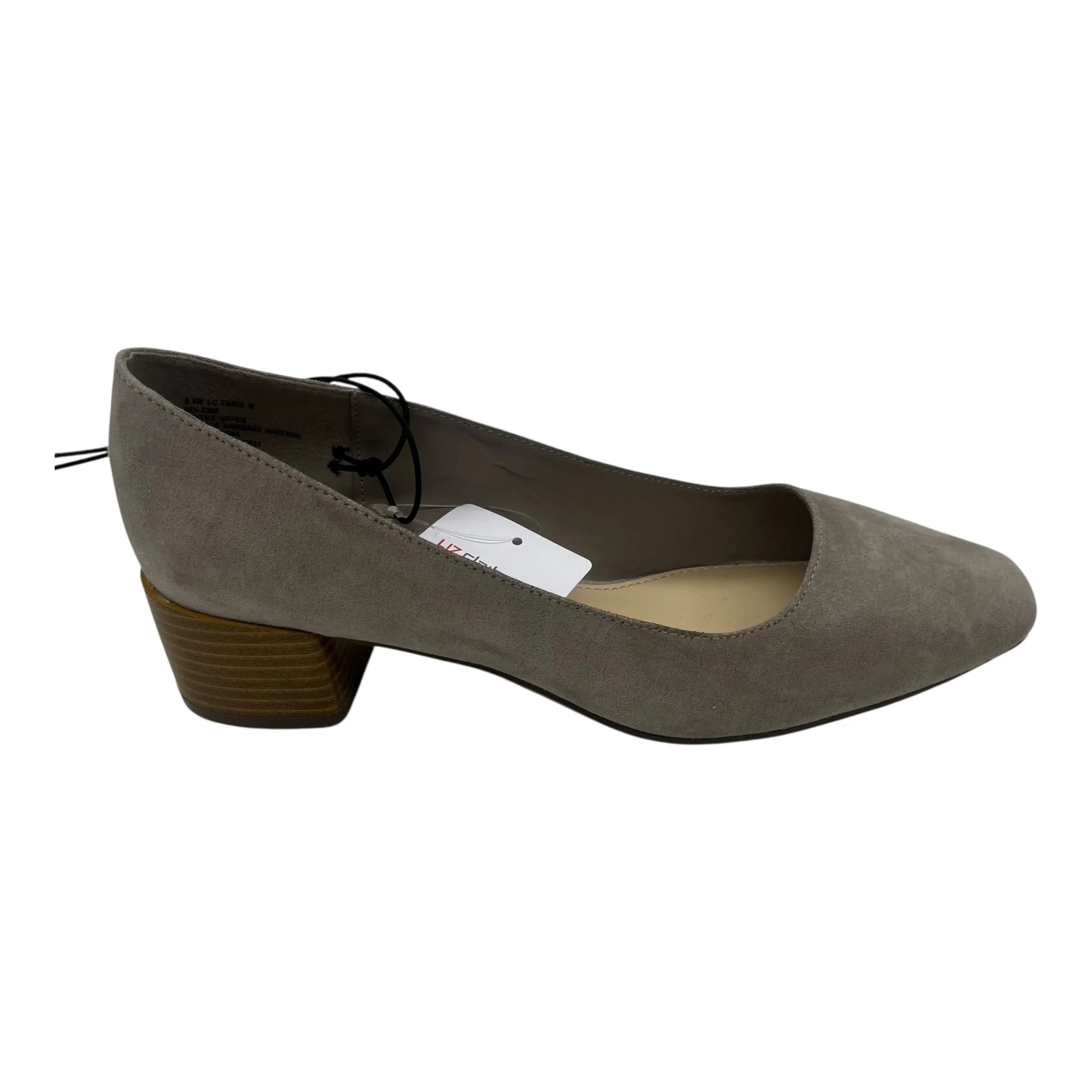 Casual Heels SHOES HEELS BLOCK by LIZ CLAIBORNE In GREY, Size: 9.5
