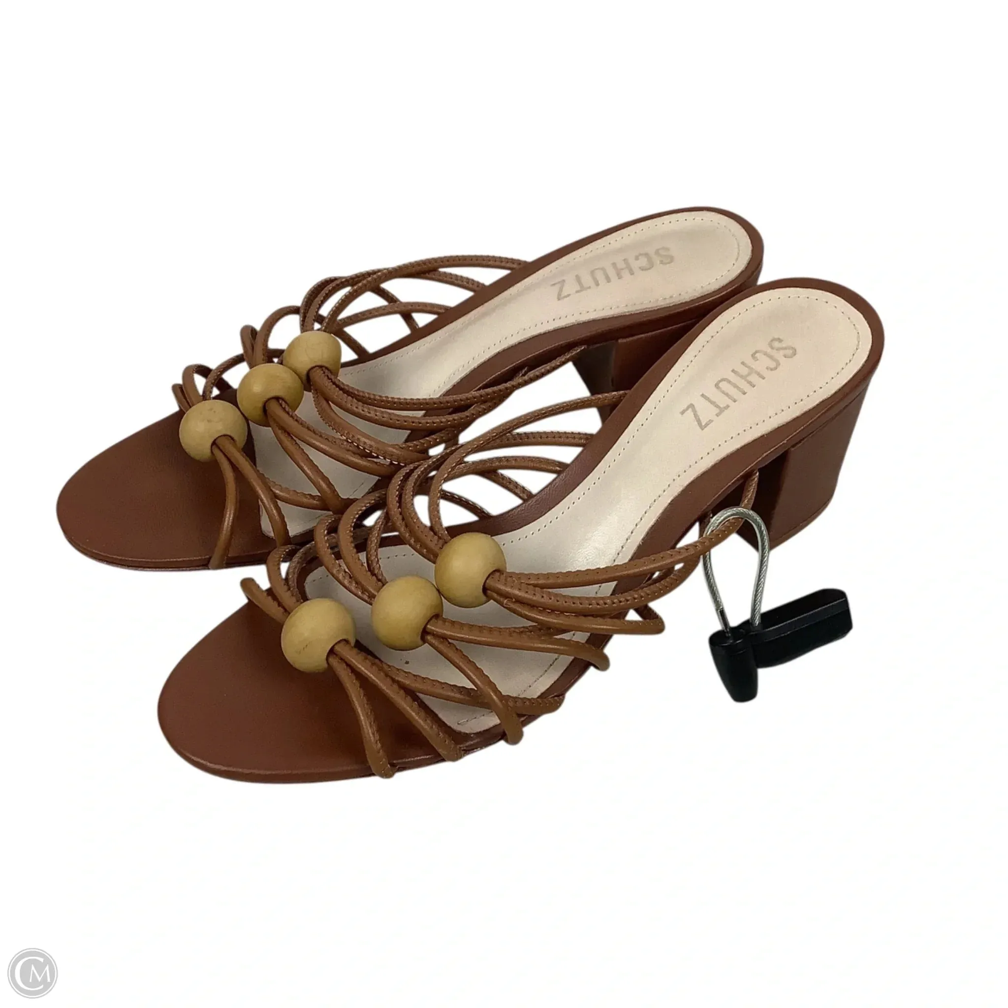 Good Traction Fresh Detail Shoes Heels Block By Clothes Mentor In Brown, Size: 8.5