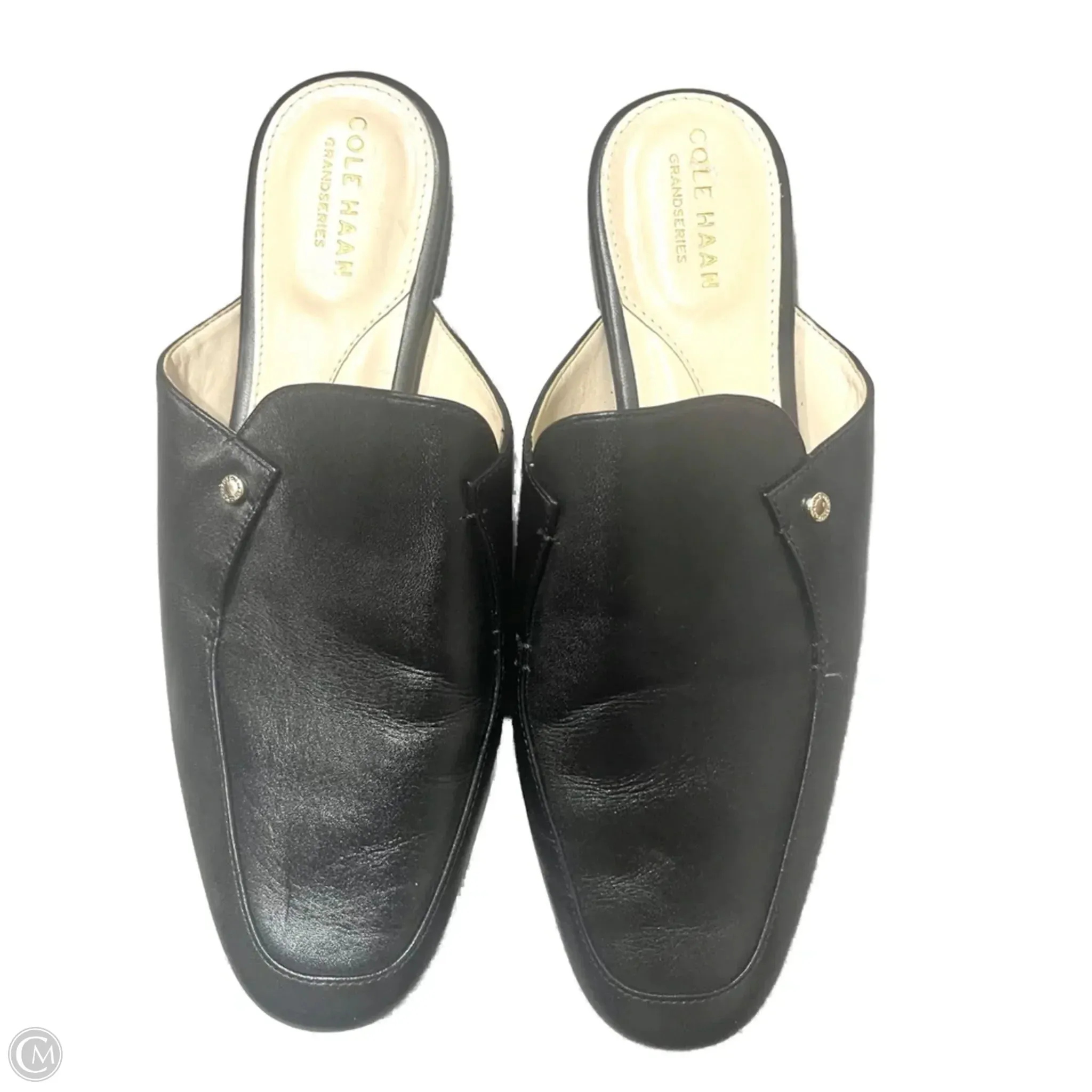 Comfortable Upper Flawless Look Shoes Heels Block By Cole-haan In Black, Size: 7