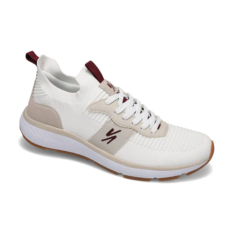 Men's Reign White/Maroon/Gum Cool Fit Mid Top Style