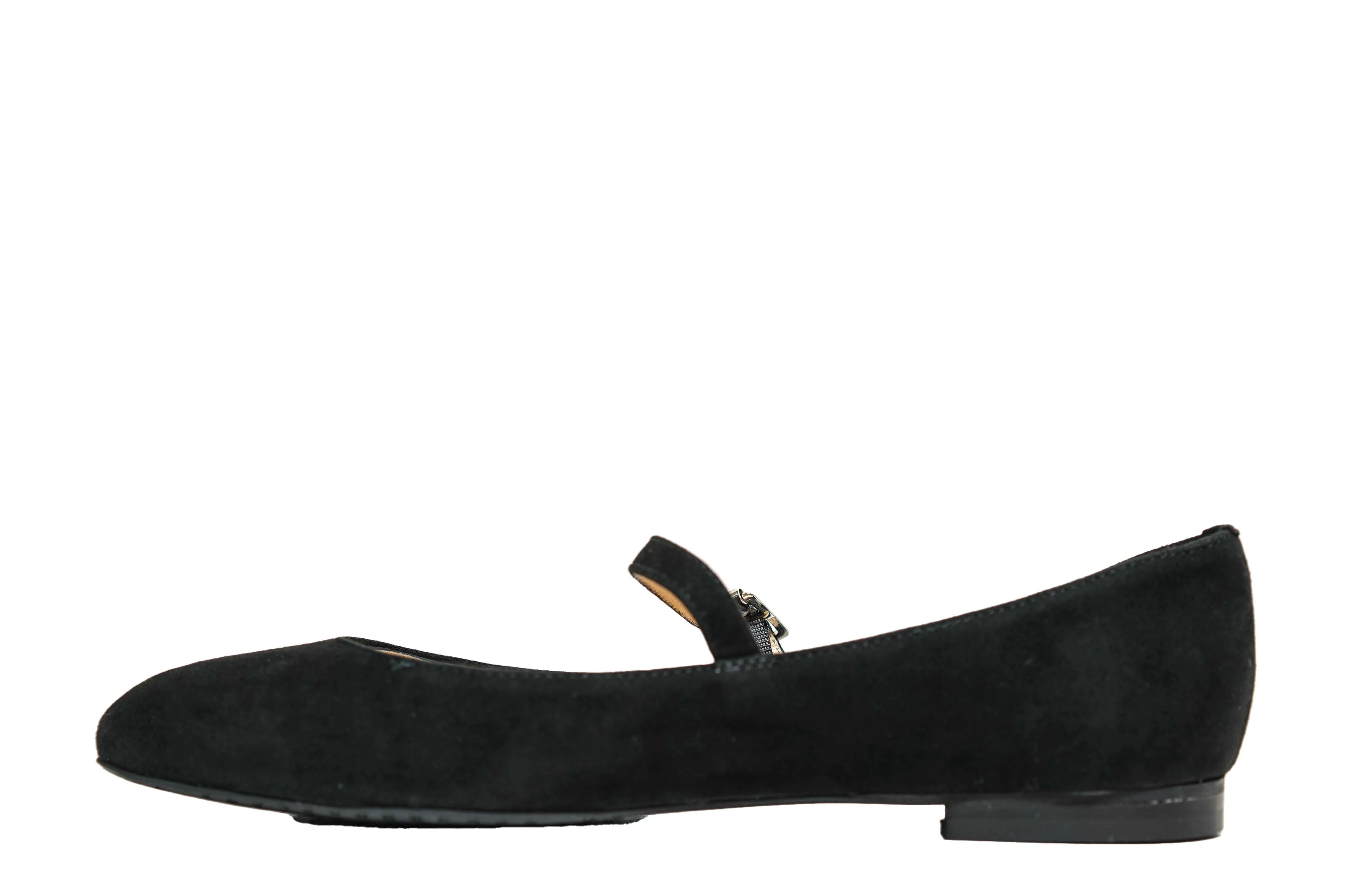Fabio Rusconi Women's Black Suede Mary Jane R4422
