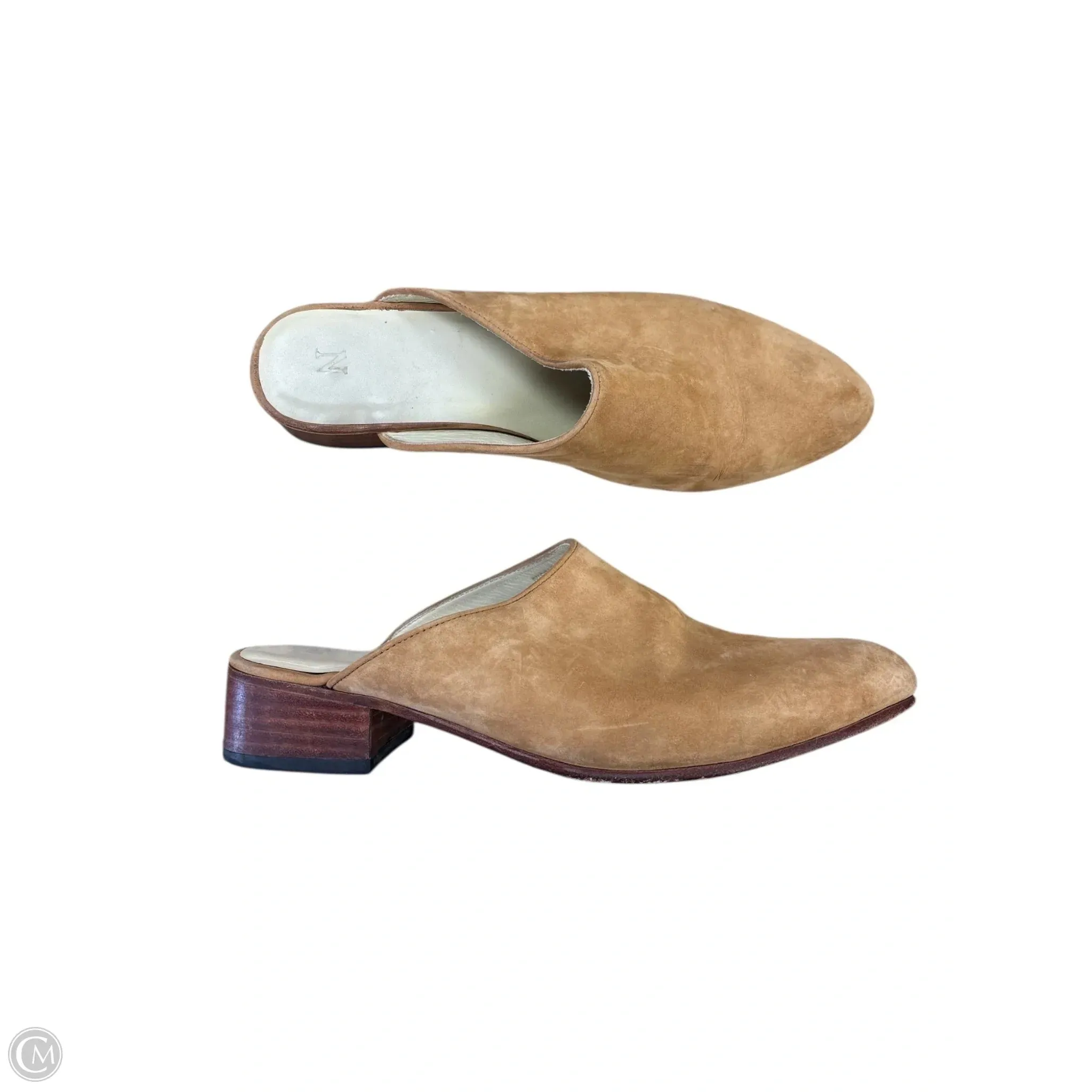Shoes Heels Block By Clothes Mentor In Brown, Size: 9.5 Easy to Wear High Quality