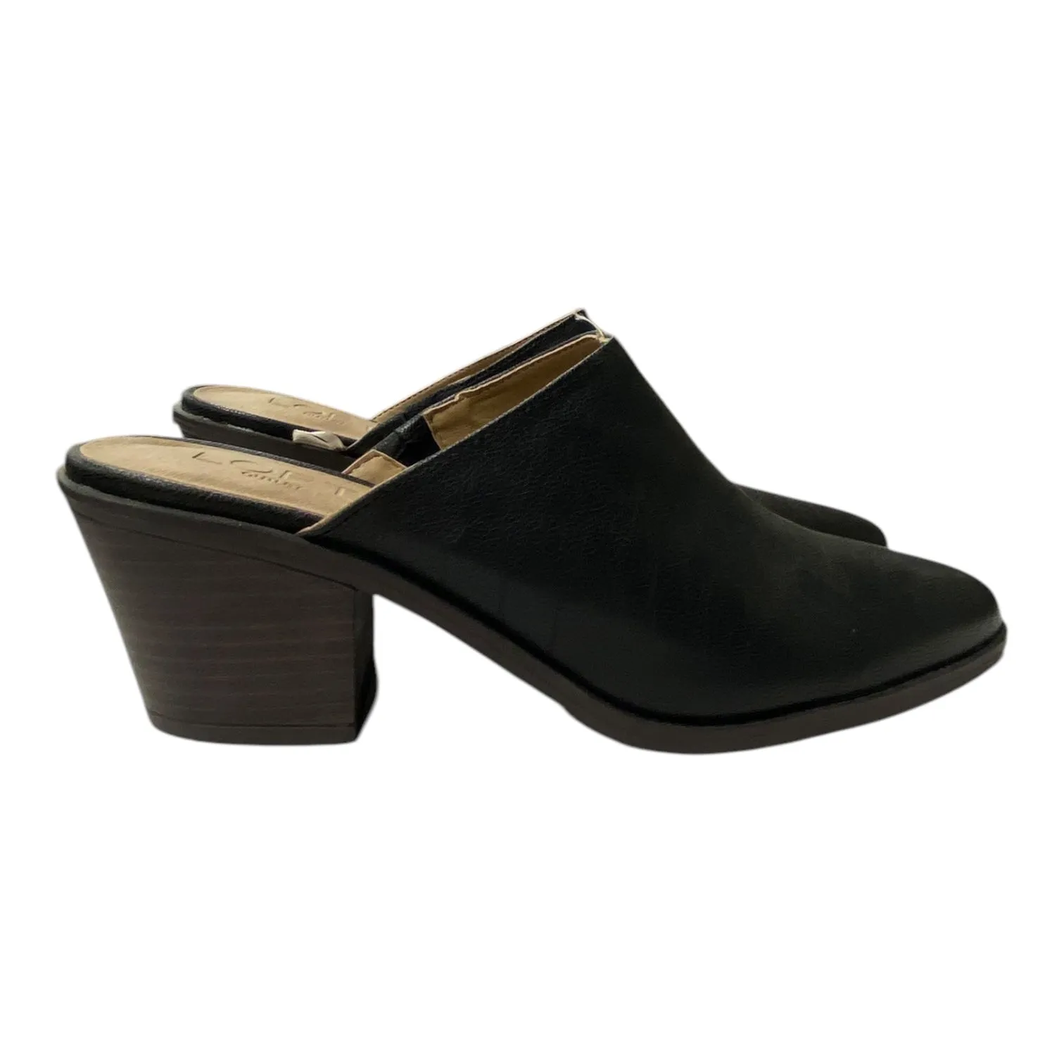 Shoes Heels Block By Loft In Black, Size:7 Breathable Material