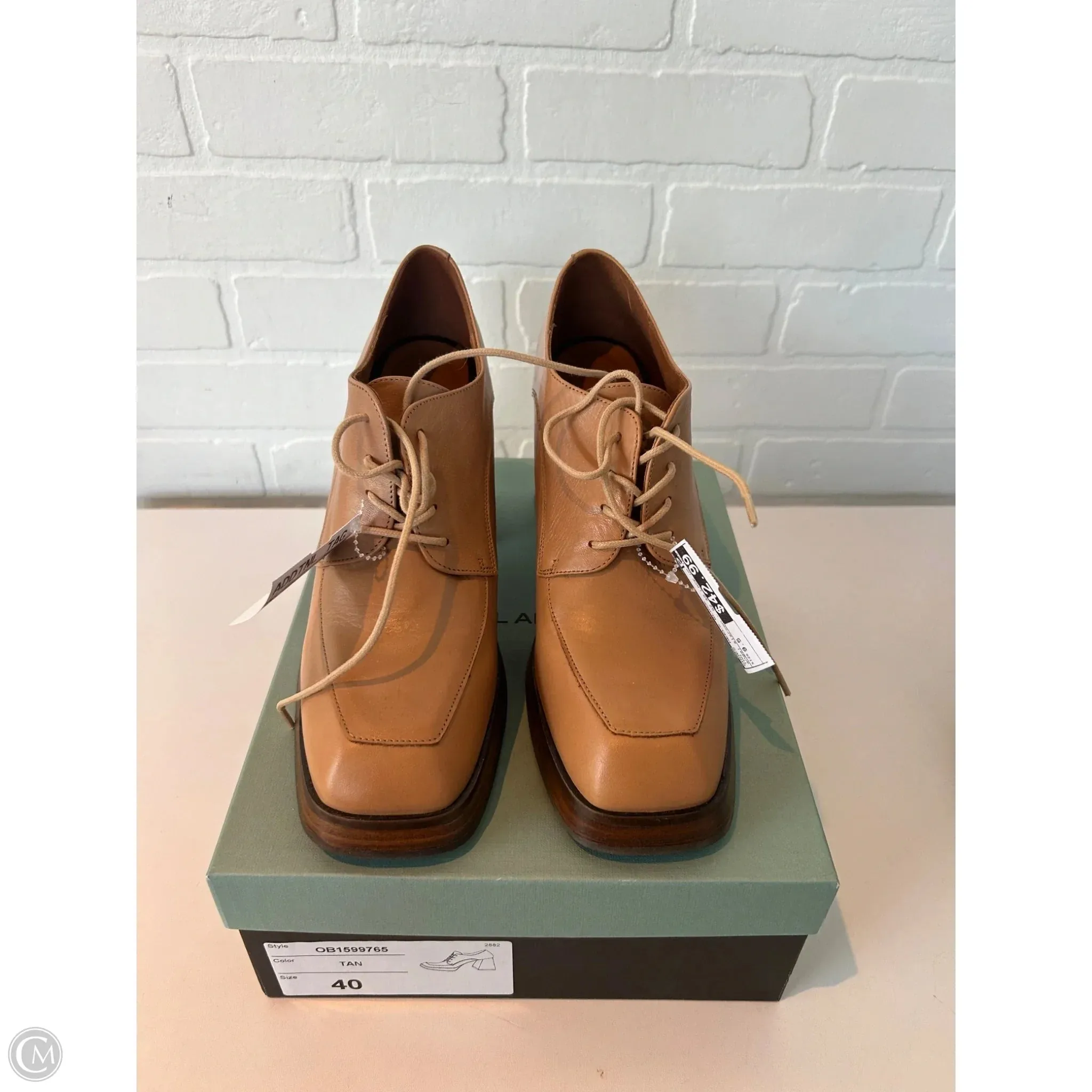 Impact protection Anti Odor Feature Shoes Heels Block By Cmb In Tan, Size: 9.5