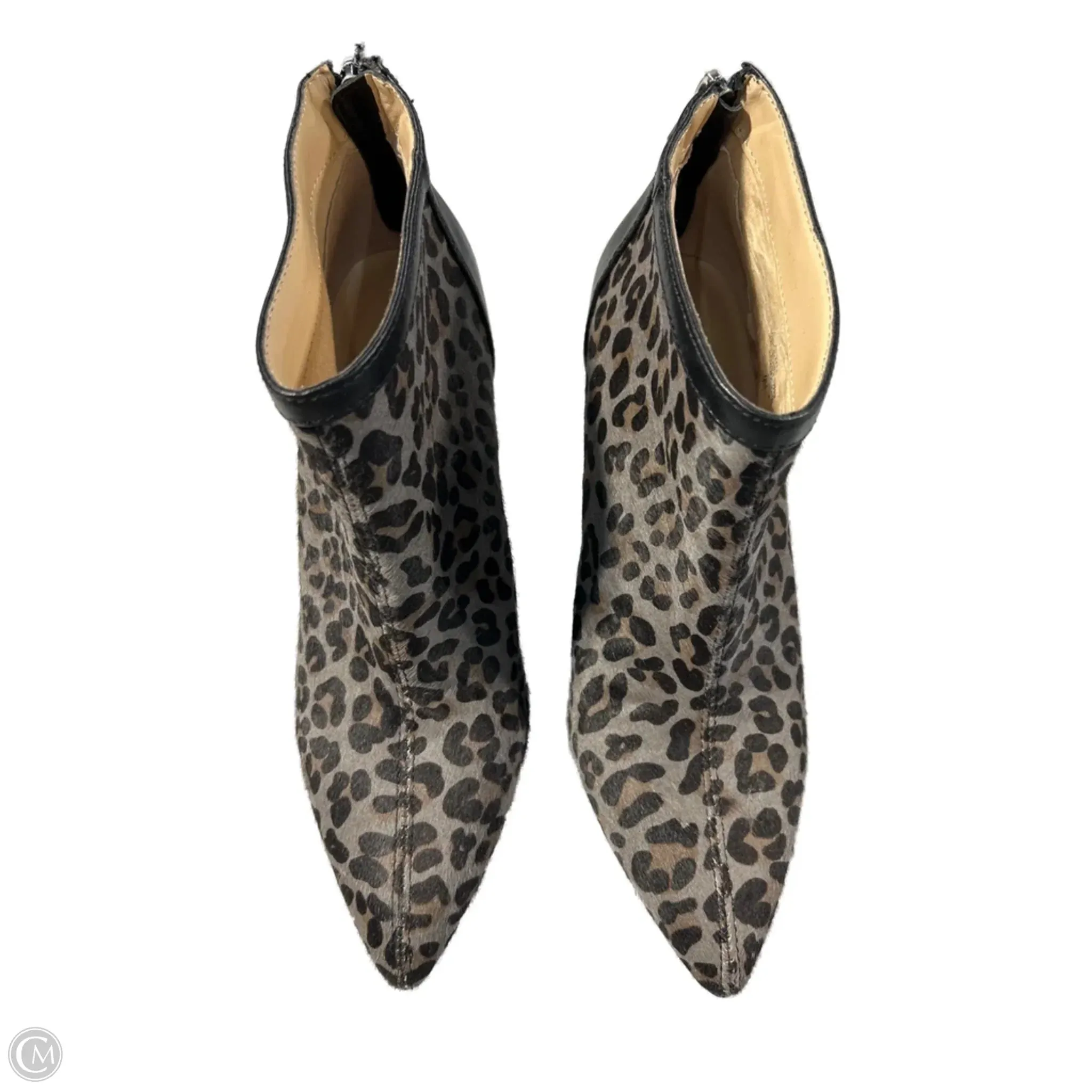 Shoes Heels Stiletto By Adrienne Vittadini In Animal Print, Size: 9 Dressy Sandals