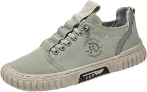 Fashion Sneakers Casual Shoe for Men Men Low Top Breathable Casual Walking Shoes Canvas