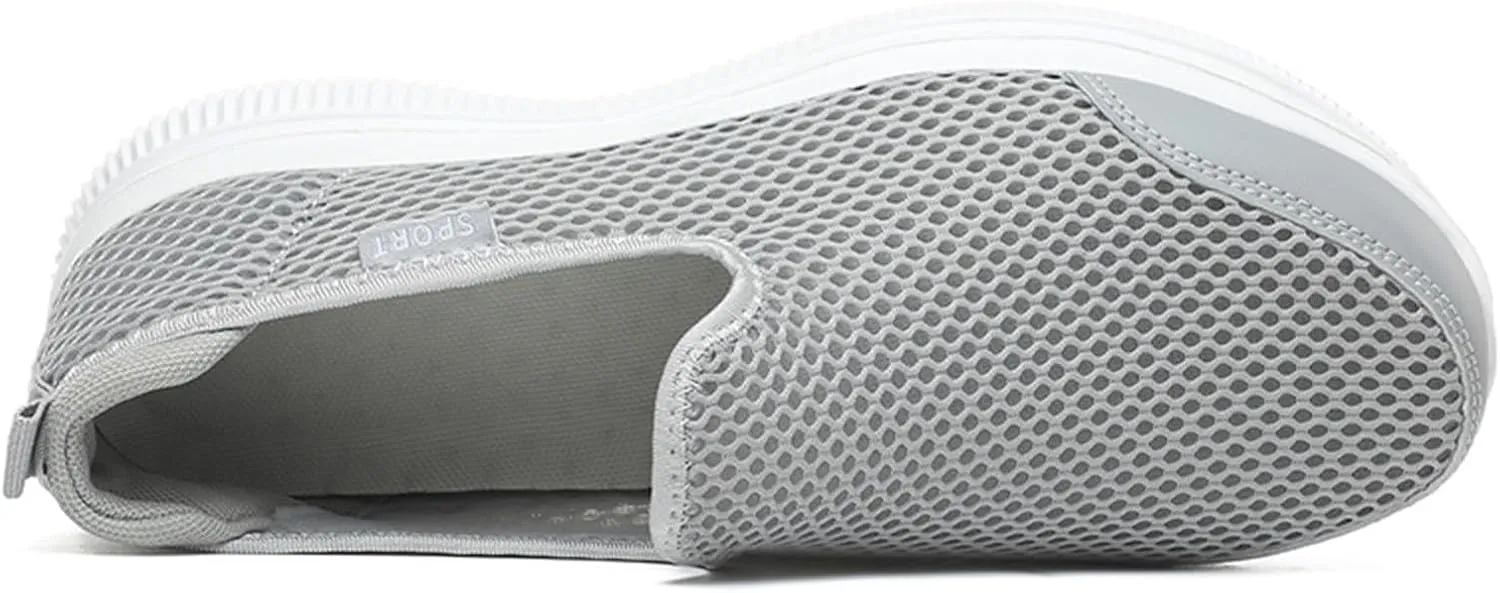 Fashion Summer Men Breathable Mesh Flat Elastic Casual Shoes Mens Sneaker Socks Sneaker