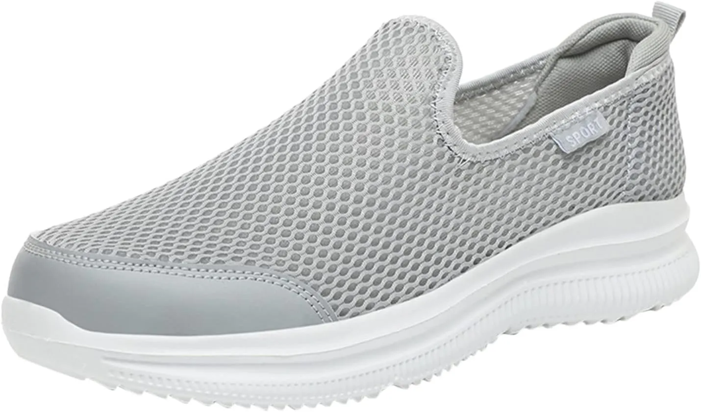 Fashion Summer Men Breathable Mesh Flat Elastic Casual Shoes Mens Sneaker Socks Sneaker