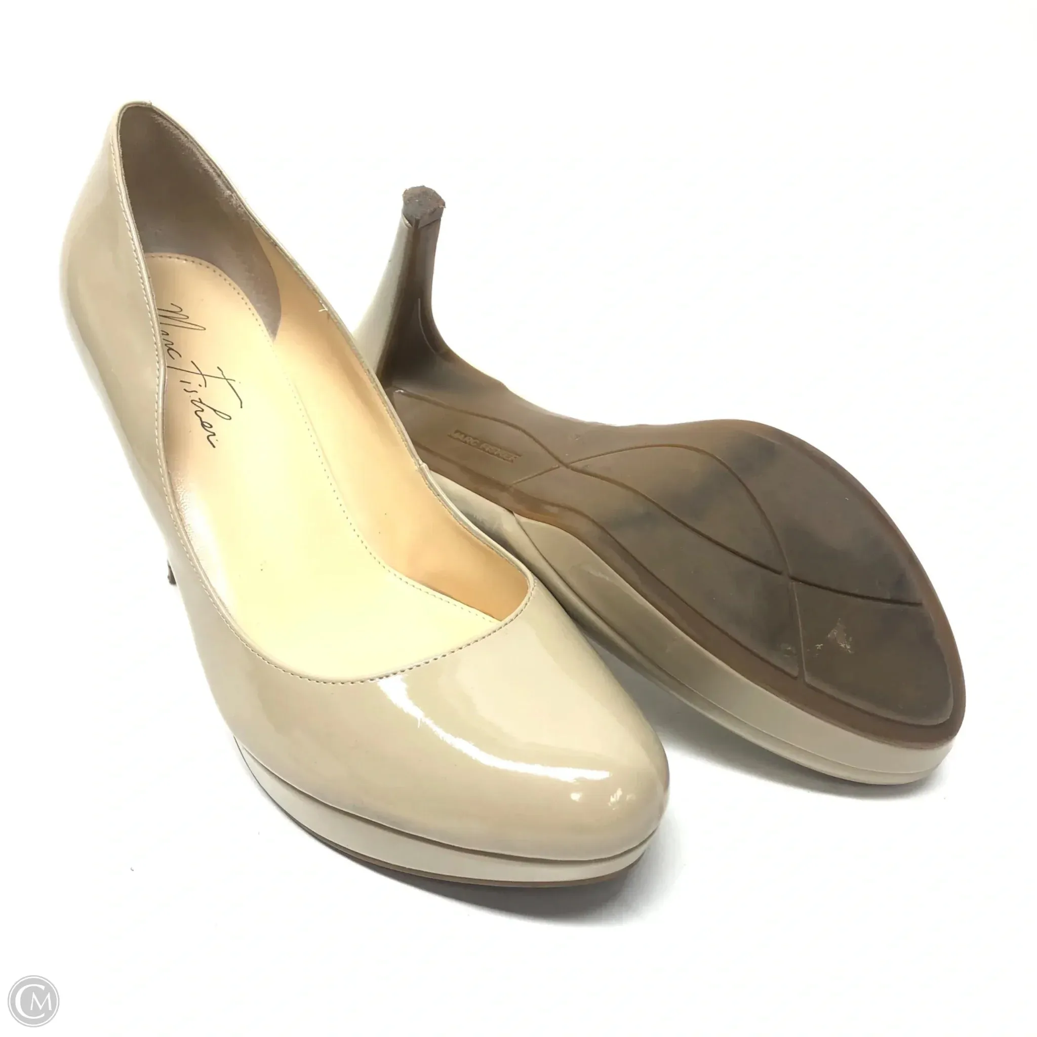 Active Life Shoes Heels Stiletto By Marc Fisher In Beige, Size: 9