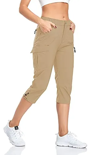 FashionSierra - Hiking Cargo Pants Quick Dry Outdoor Camping Capris