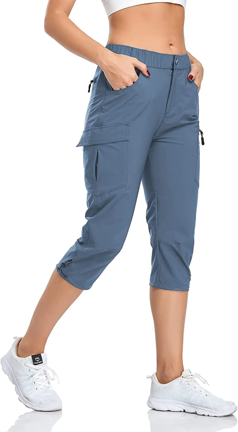 FashionSierra - Hiking Cargo Pants Quick Dry Outdoor Camping Capris