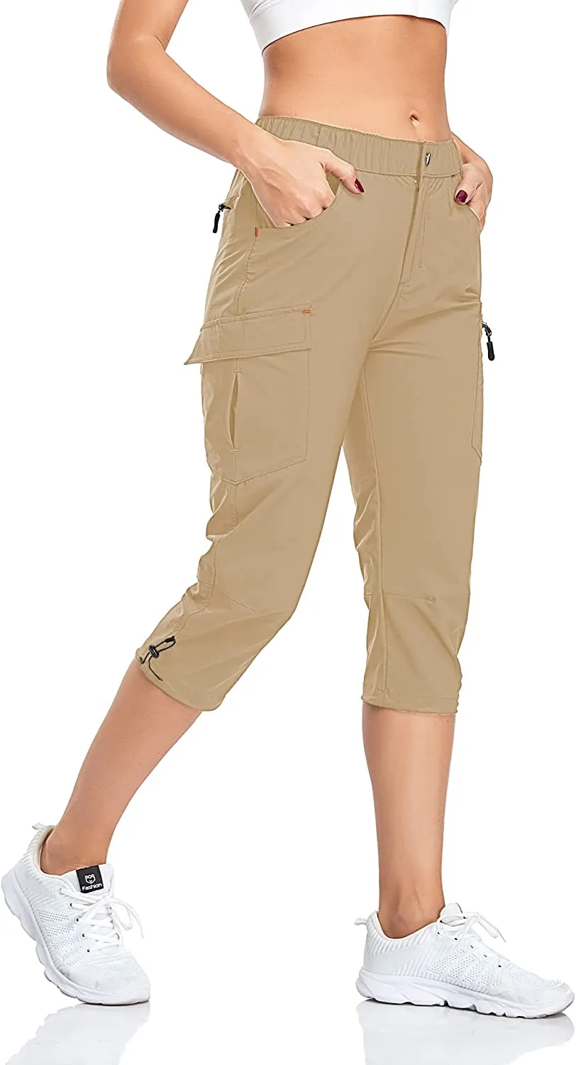 FashionSierra - Hiking Cargo Pants Quick Dry Outdoor Camping Capris