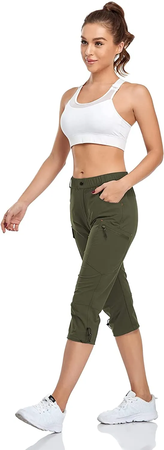 FashionSierra - Hiking Cargo Pants Quick Dry Outdoor Camping Capris