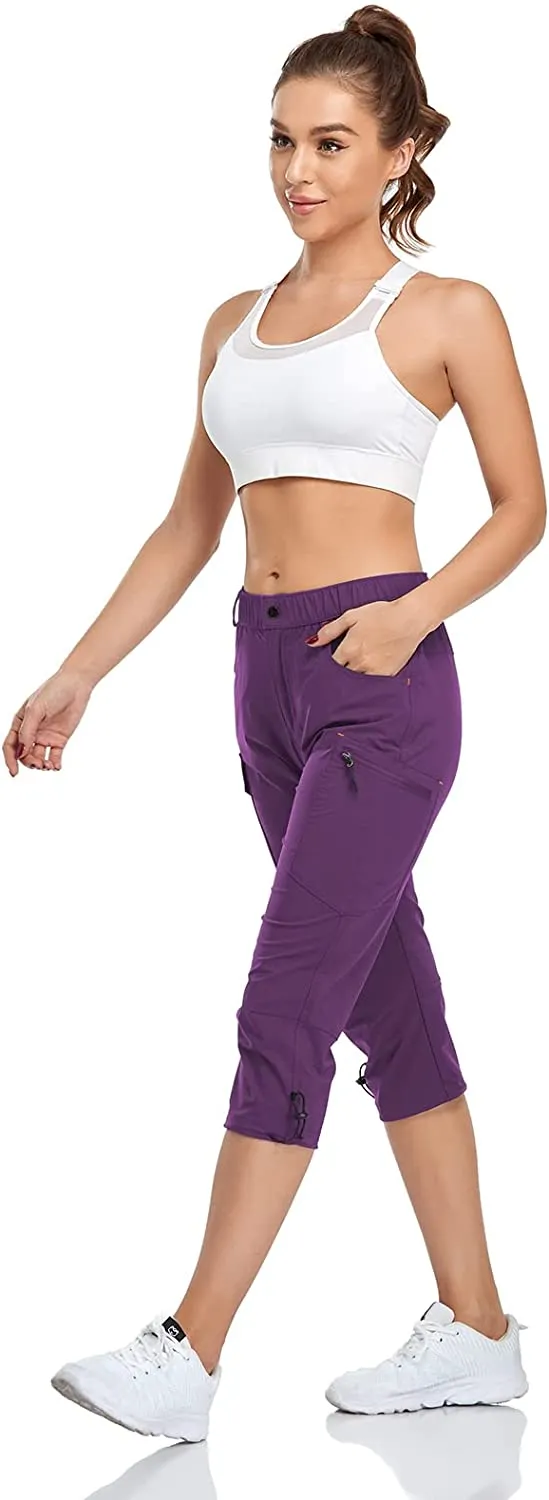 FashionSierra - Hiking Cargo Pants Quick Dry Outdoor Camping Capris