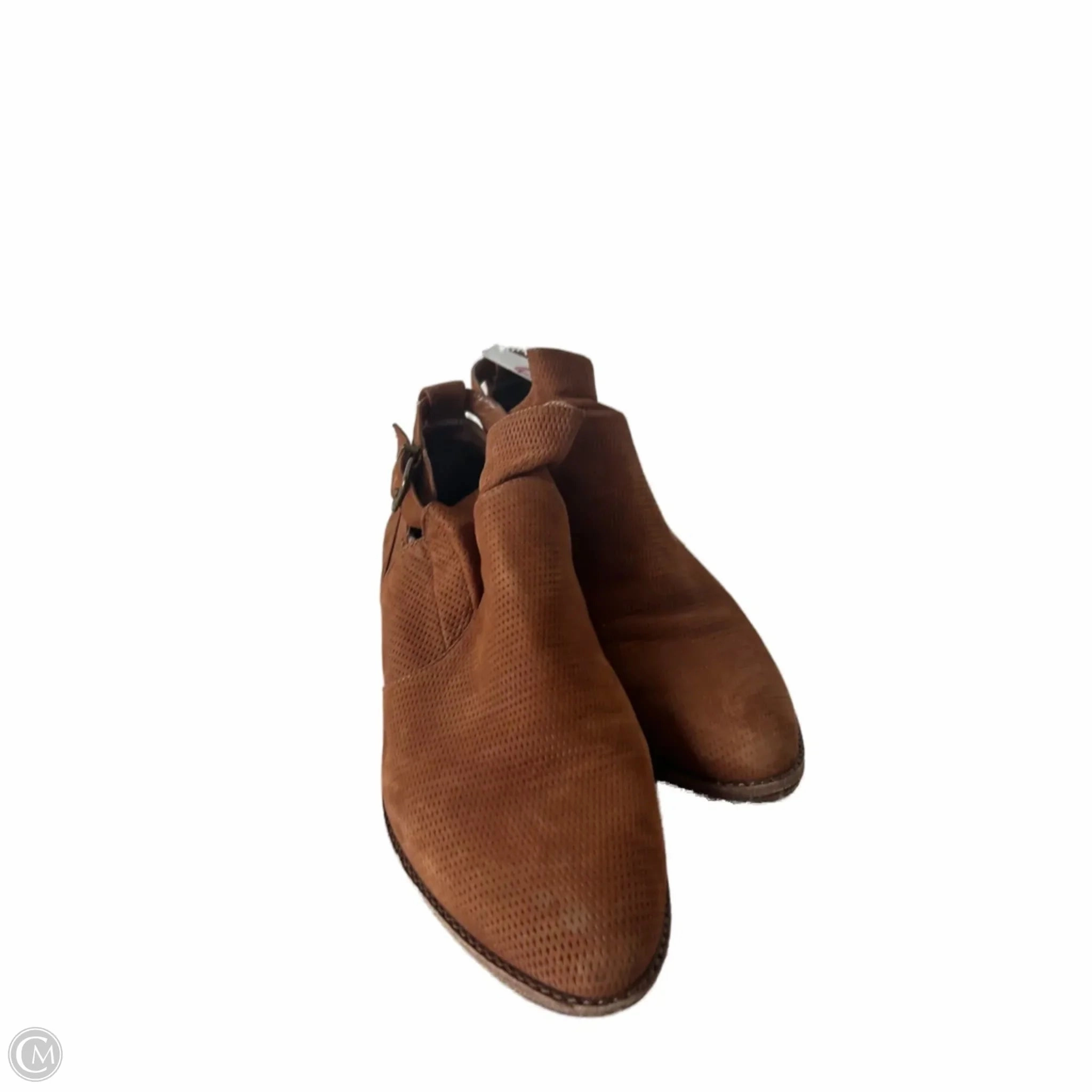 Anti Odor Outdoor Explorer Zip   Up Design Boots Ankle Flats By Gianni Bini In Brown, Size: 9
