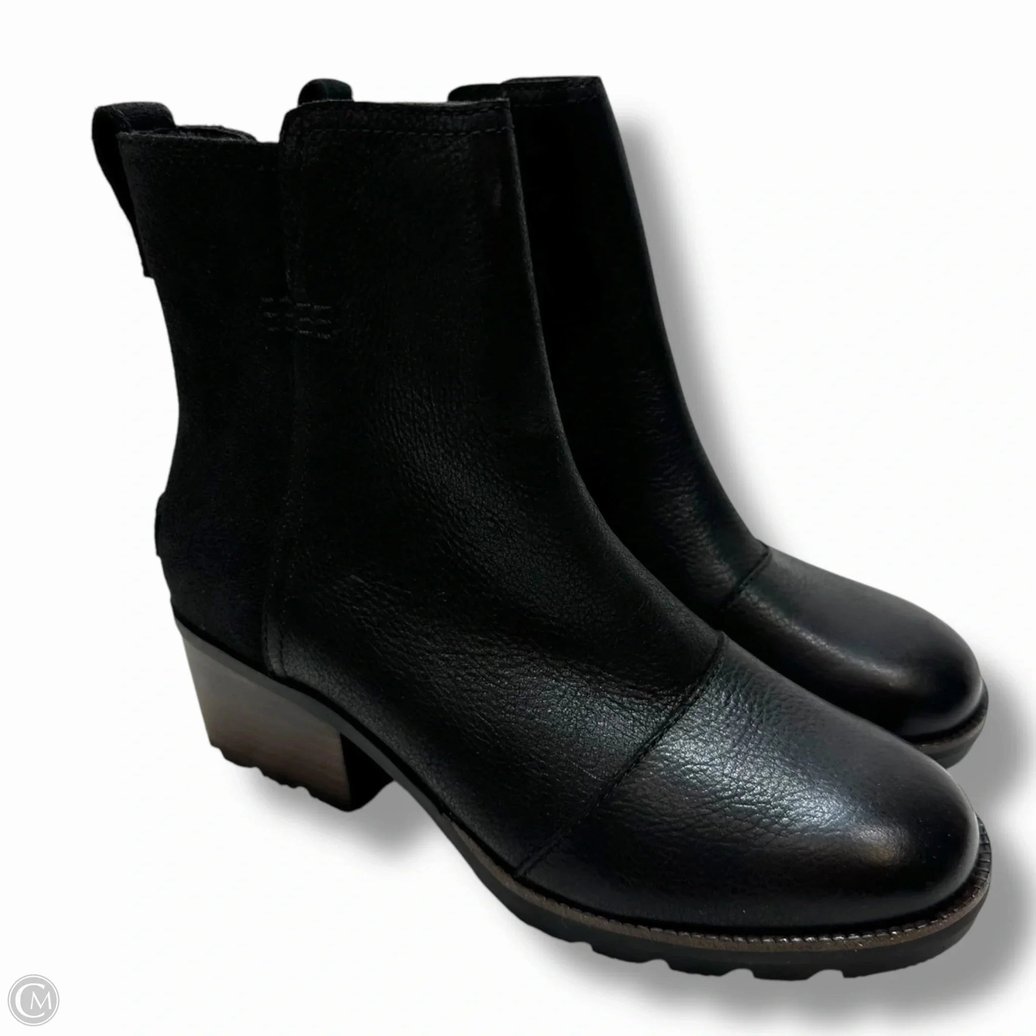 Boots Ankle Flats By Sorel In Black, Size: 5.5 Thermal Core Weekend Wanderer Cozy Lined