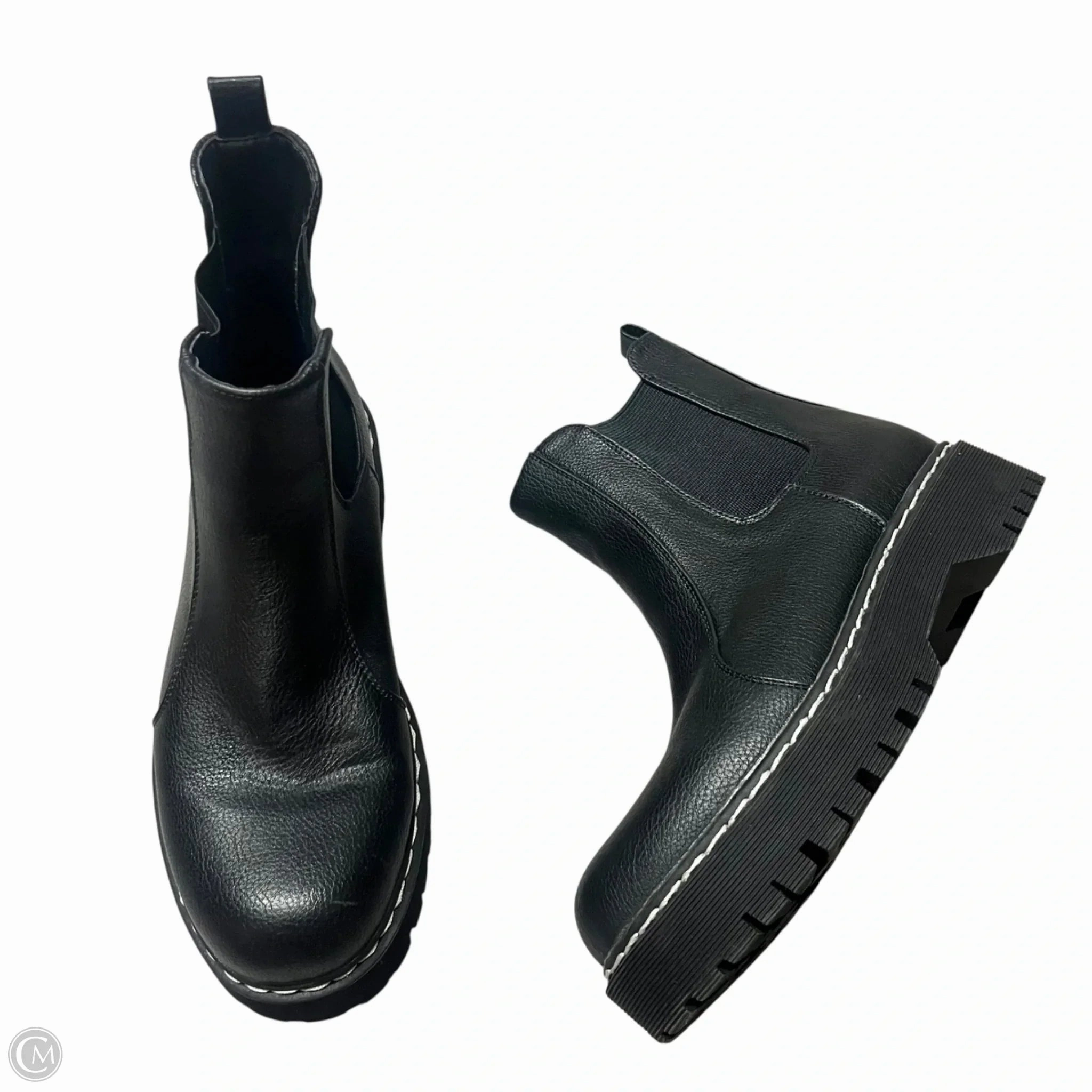 Boots Ankle Heels By Union Bay In Black, Size: 7.5 Mountain Path