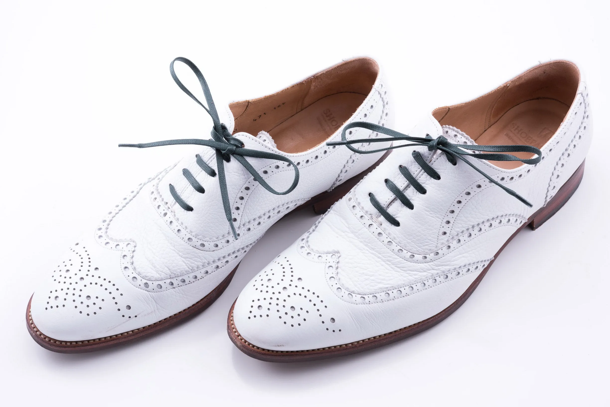 Flat Dark Green Waxed Cotton Shoelaces