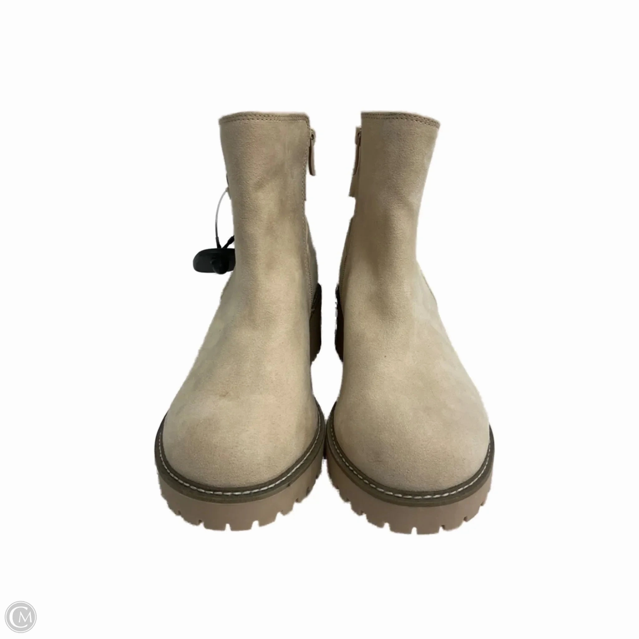 Office Smart All-Season Protection Boots Ankle Flats By Torrid In Tan, Size: 10