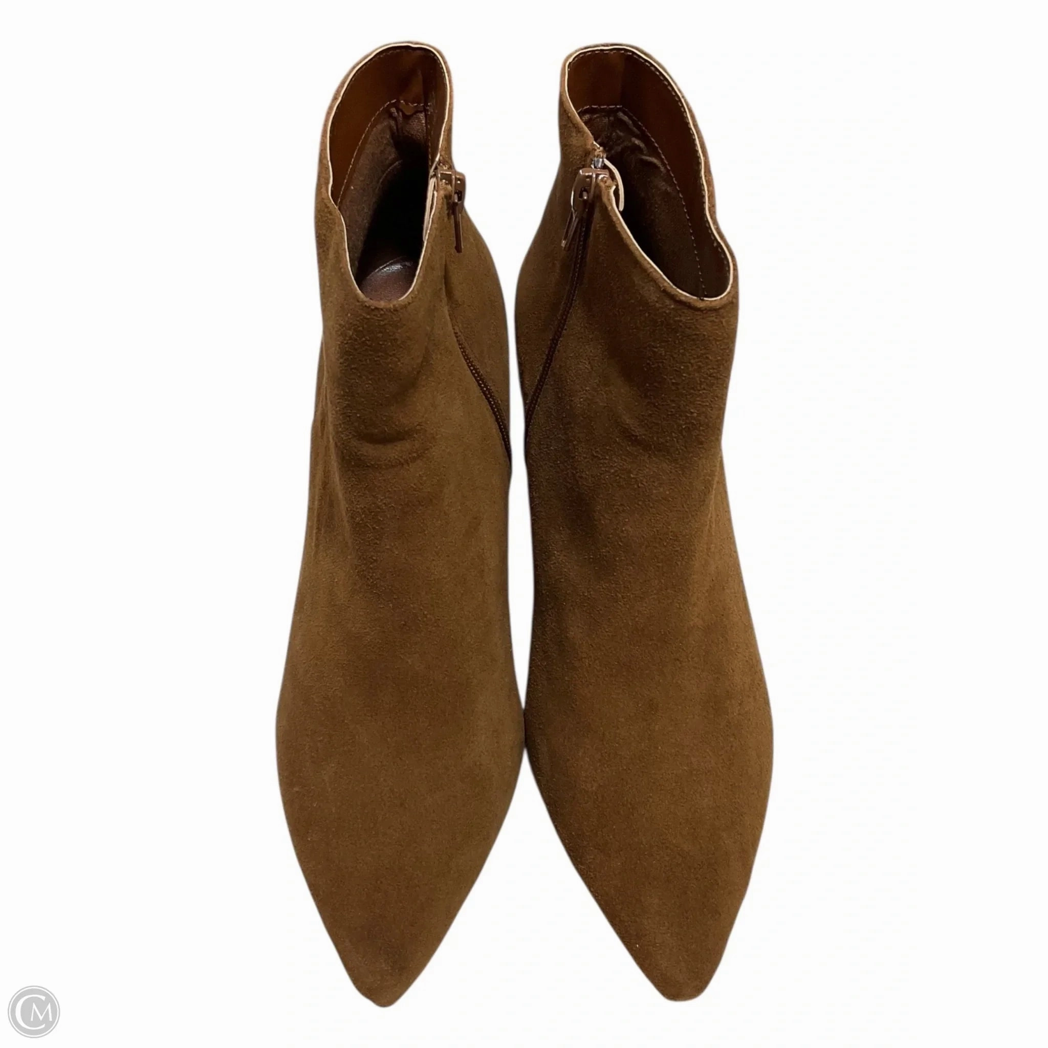 Boots Ankle Heels By Kensie In Brown, Size: 10 Tough Grip Music Fan