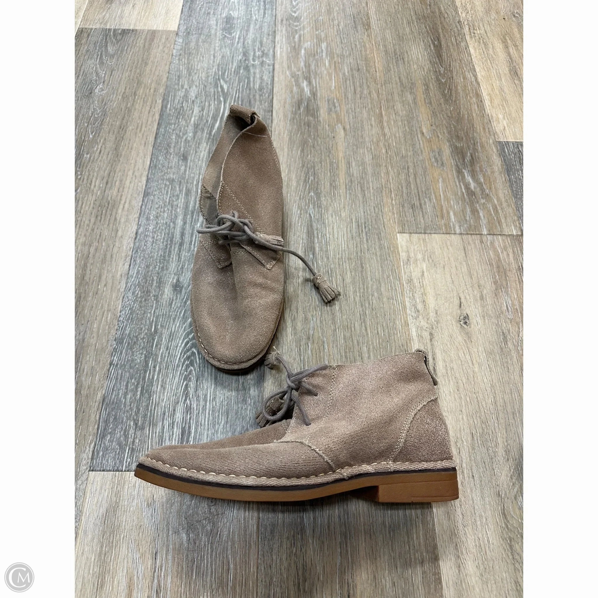Boots Ankle Flats By Hush Puppies In Tan, Size: 7.5 Comfortable Touch Slip Resistant Stylish Explorer