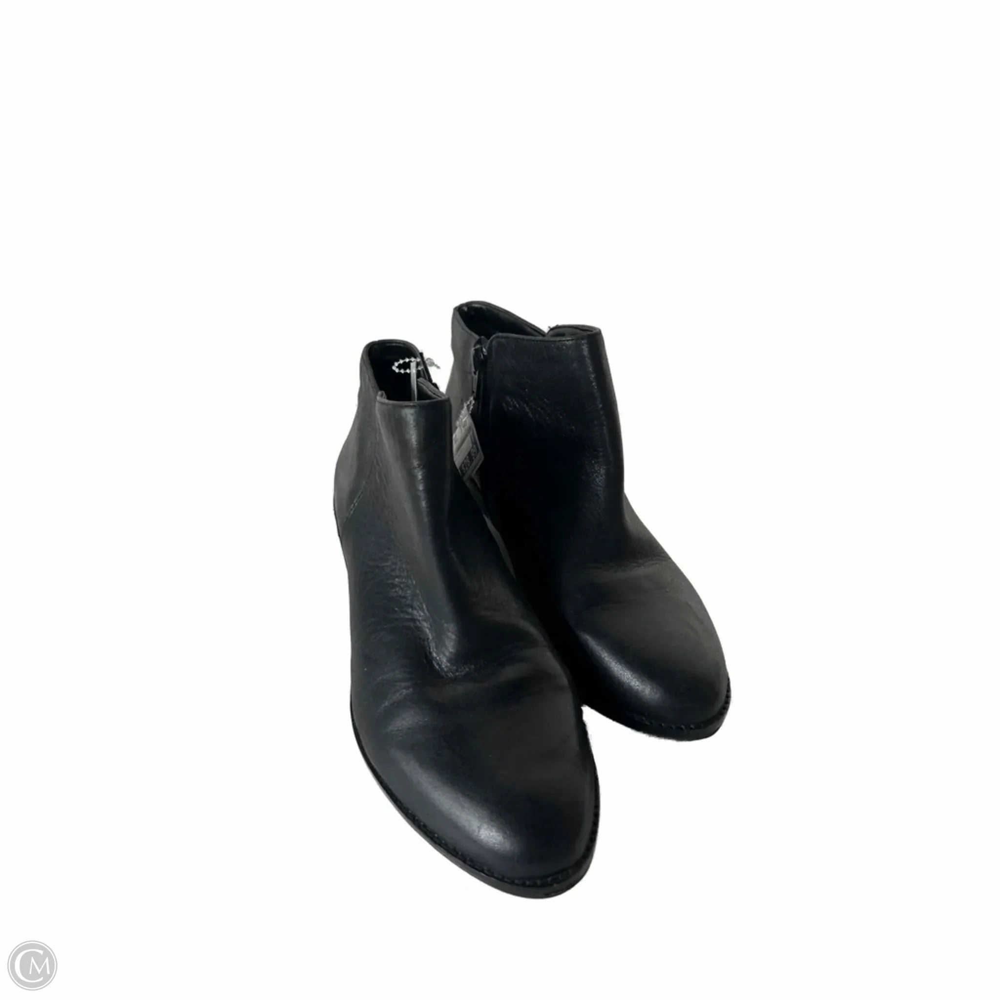 Pull Tab Boots Ankle Flats By Gianni Bini In Black, Size: 9