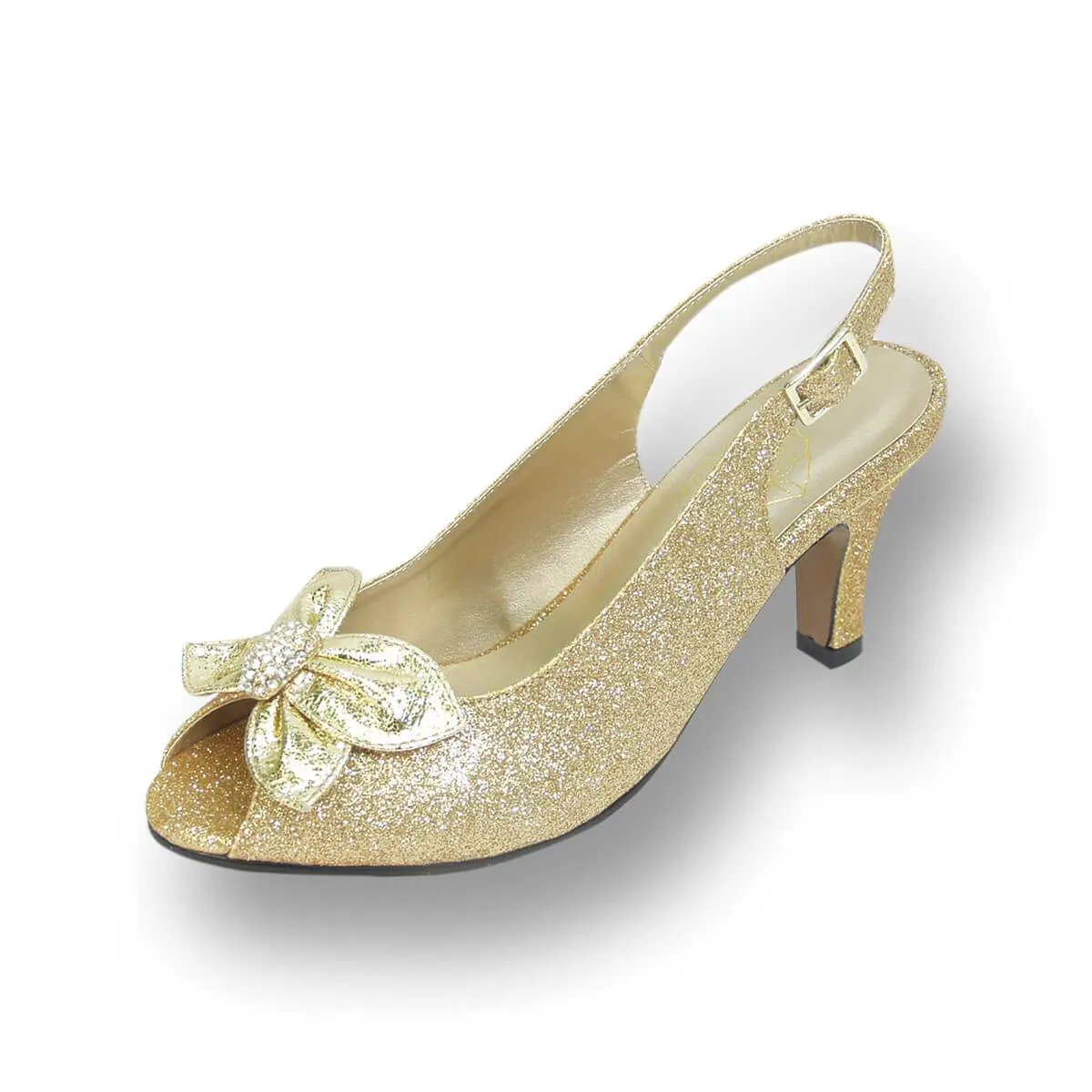 FLORAL Staci Women's Wide Width Peep Toe Dress Shoes