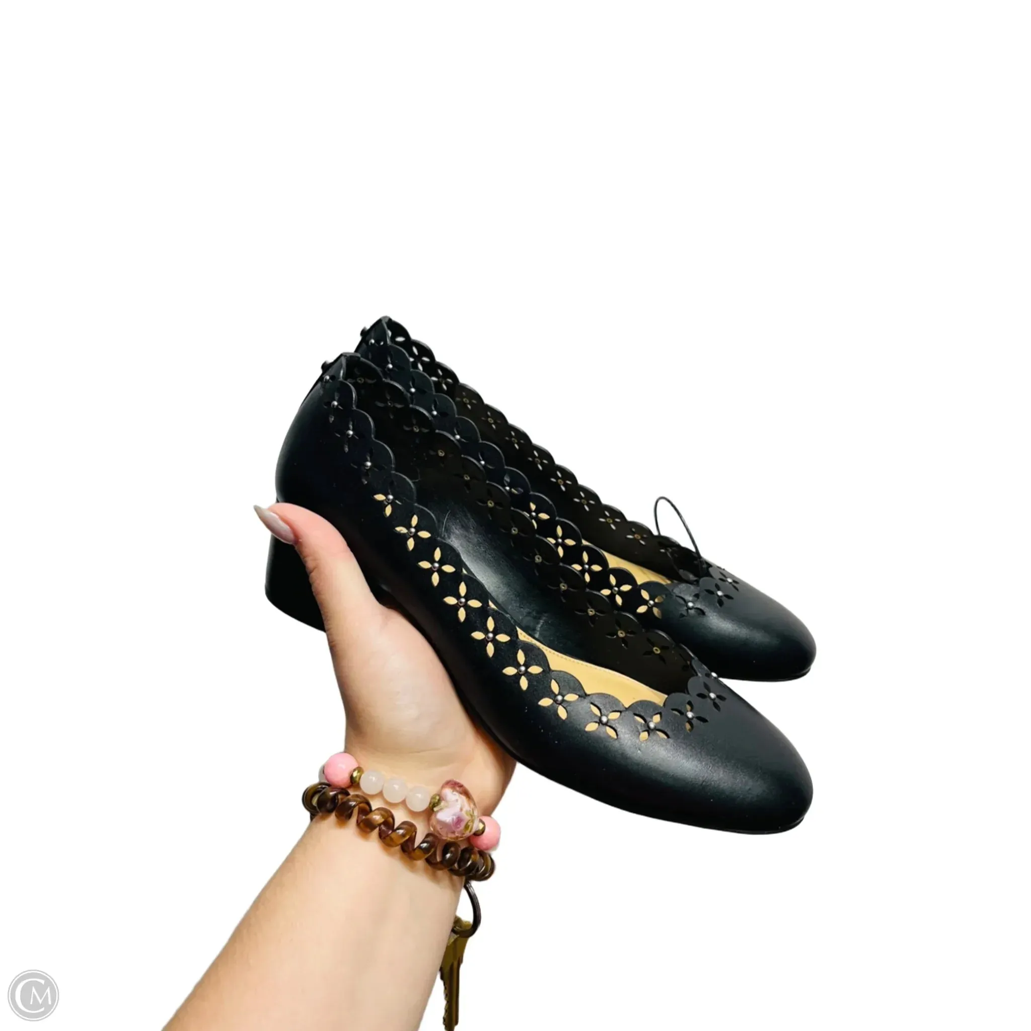 Shoes Heels Block By Michael By Michael Kors In Black, Size: 7 Comfortable Collar
