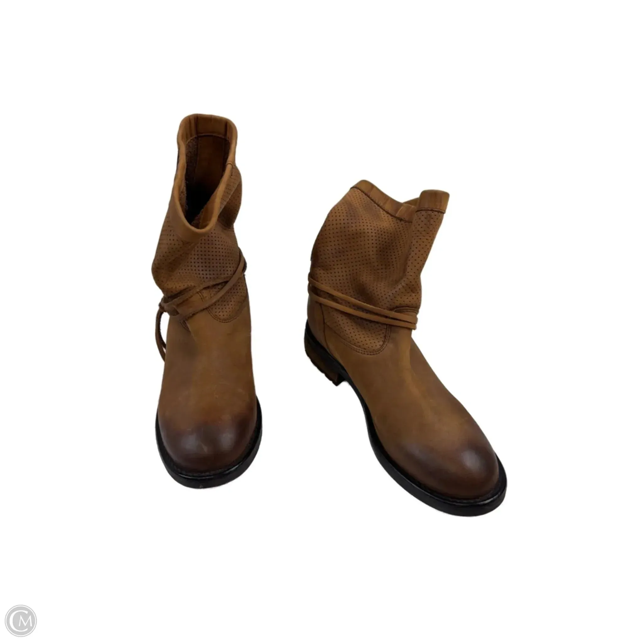 Boots Mid-calf Heels By Harley Davidson In Brown, Size: 7.5 Chic Pair