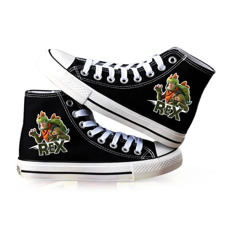 Fortnite Canvas Shoes For Kids Men Women