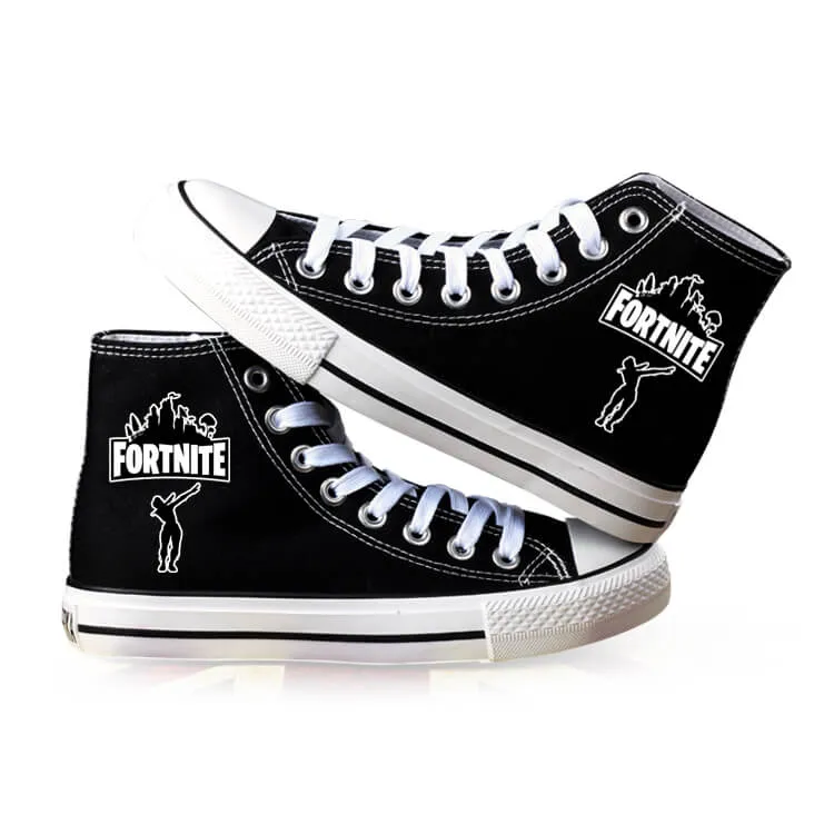 Fortnite Canvas Shoes For Kids Men Women