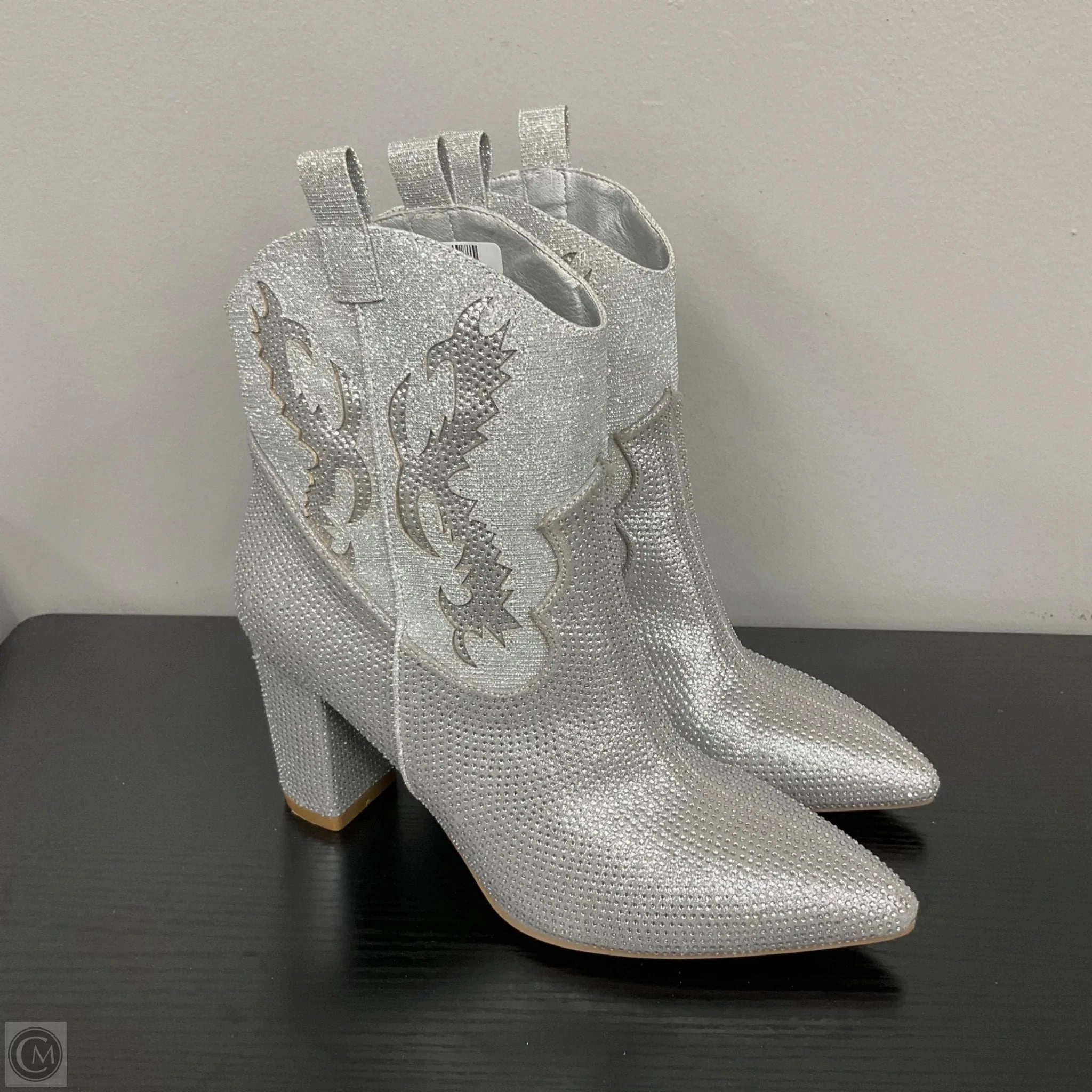 Stabilizing Outrigger Boots Ankle Heels By Altard State In Silver, Size: 10