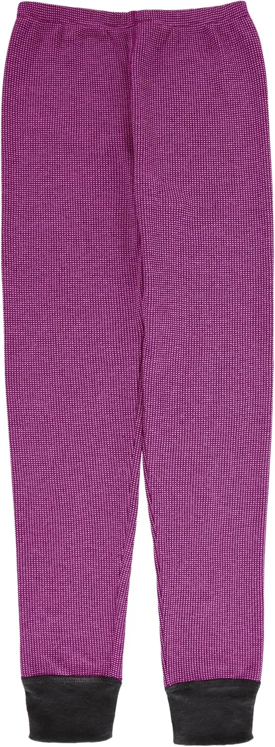 Fruit of the Loom girls Premium Thermal Waffle Underwear Set