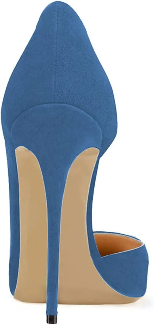 FSJ Women Formal Pointed Toe Dress Shoes D'Orsay High Heels Sexy Stiletto Formal Pumps Size 4-15 US