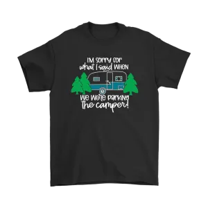 Funny Camper, Camping Men's or Women's T-Shirt
