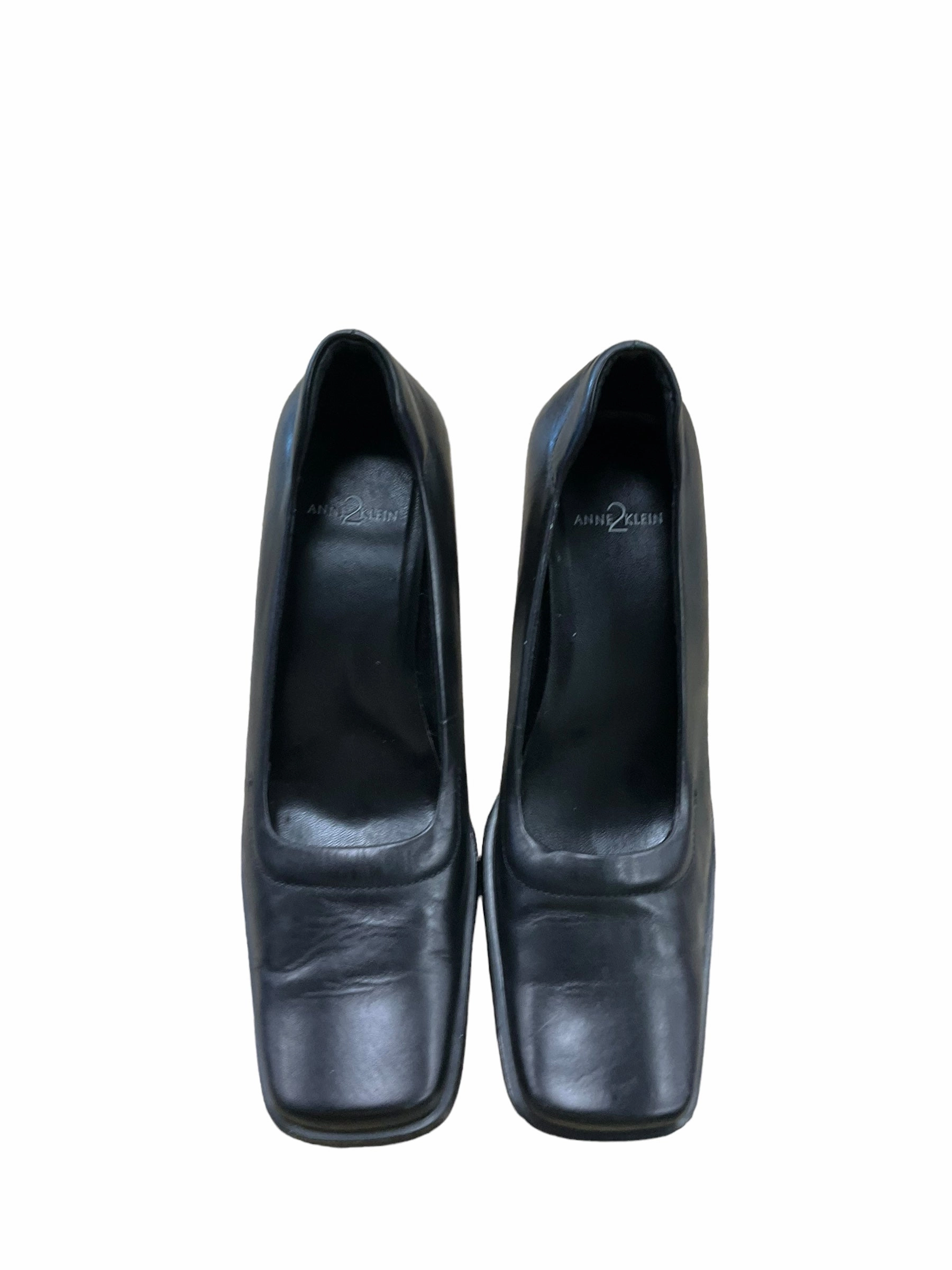 Party Shoes with Heels Shoes Heels Block By Anne Klein In Black, Size: 6.5